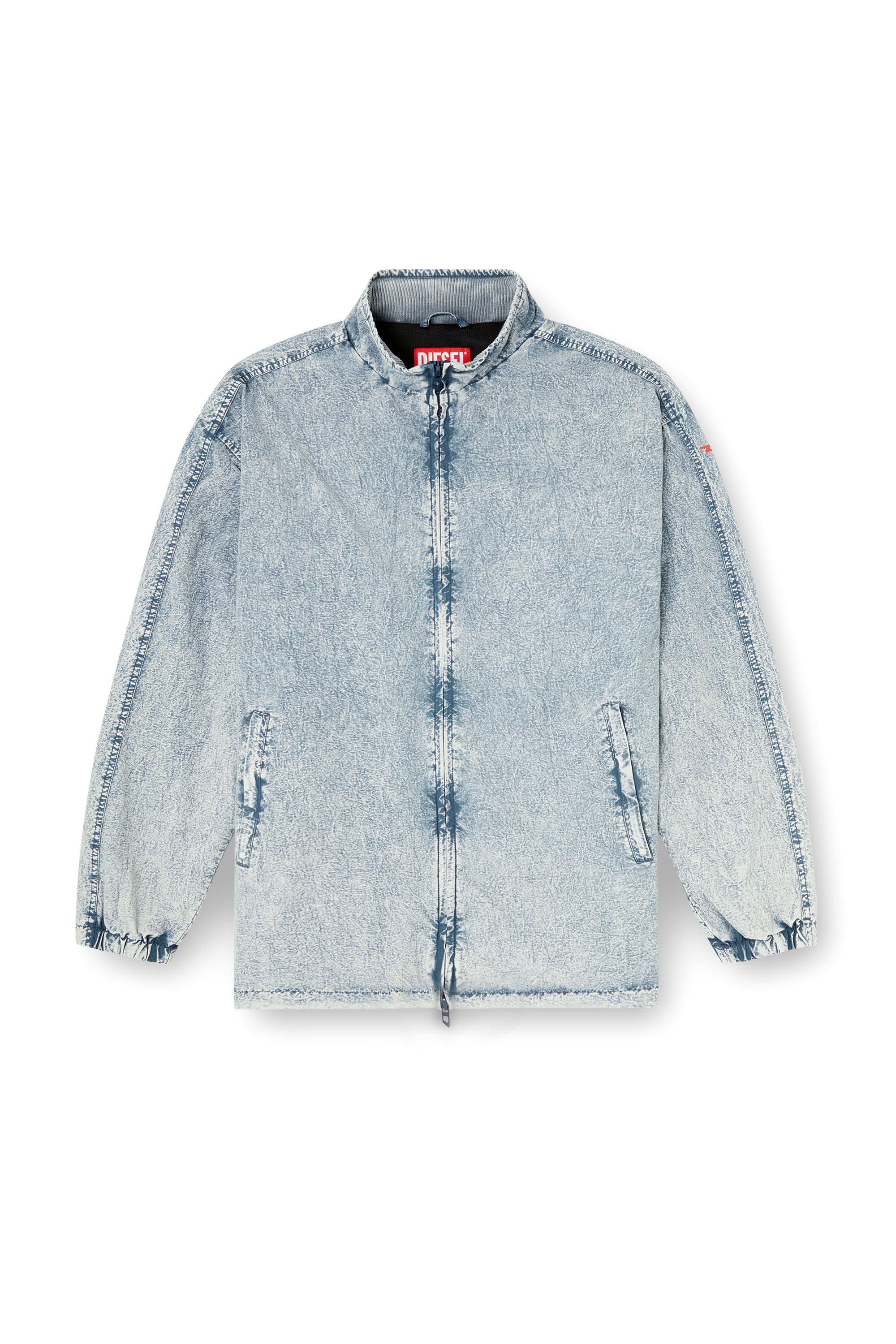 Diesel - J-WILSON, Herren Jacke aus recyceltem Nylon-Taslan in Hellblau - 2