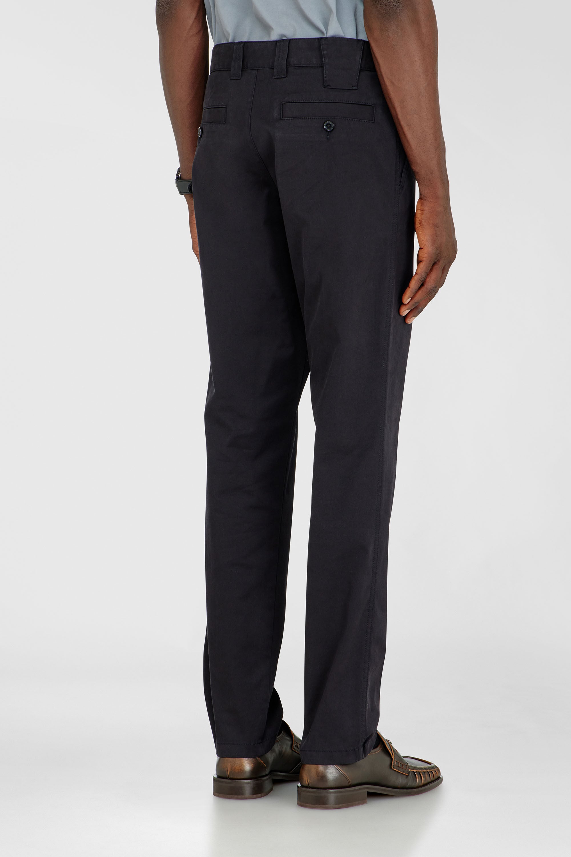 Diesel - P-DEFINE-EPCH, Herren Baumwollhose mit Nutzschlaufe in Schwarz - 4
