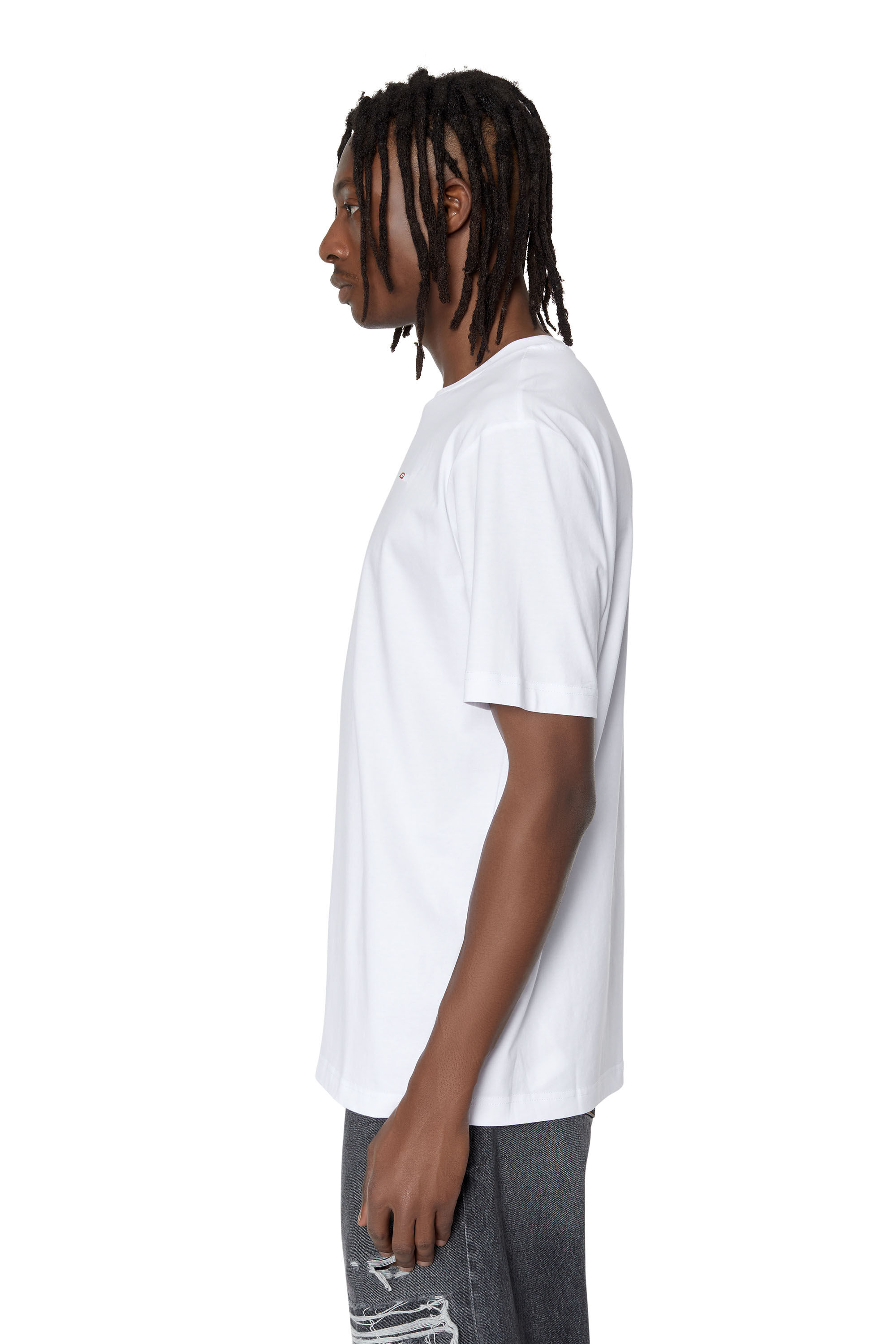T-JUST-MICRODIV Man: T-shirt with micro-embroidered logo | Diesel