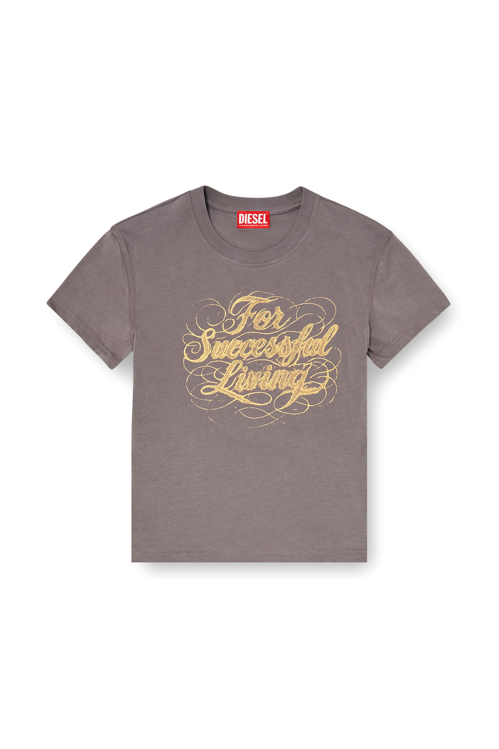 Diesel - T-ILA-AA4, Damen T-Shirt mit Logo-Print in null - 2