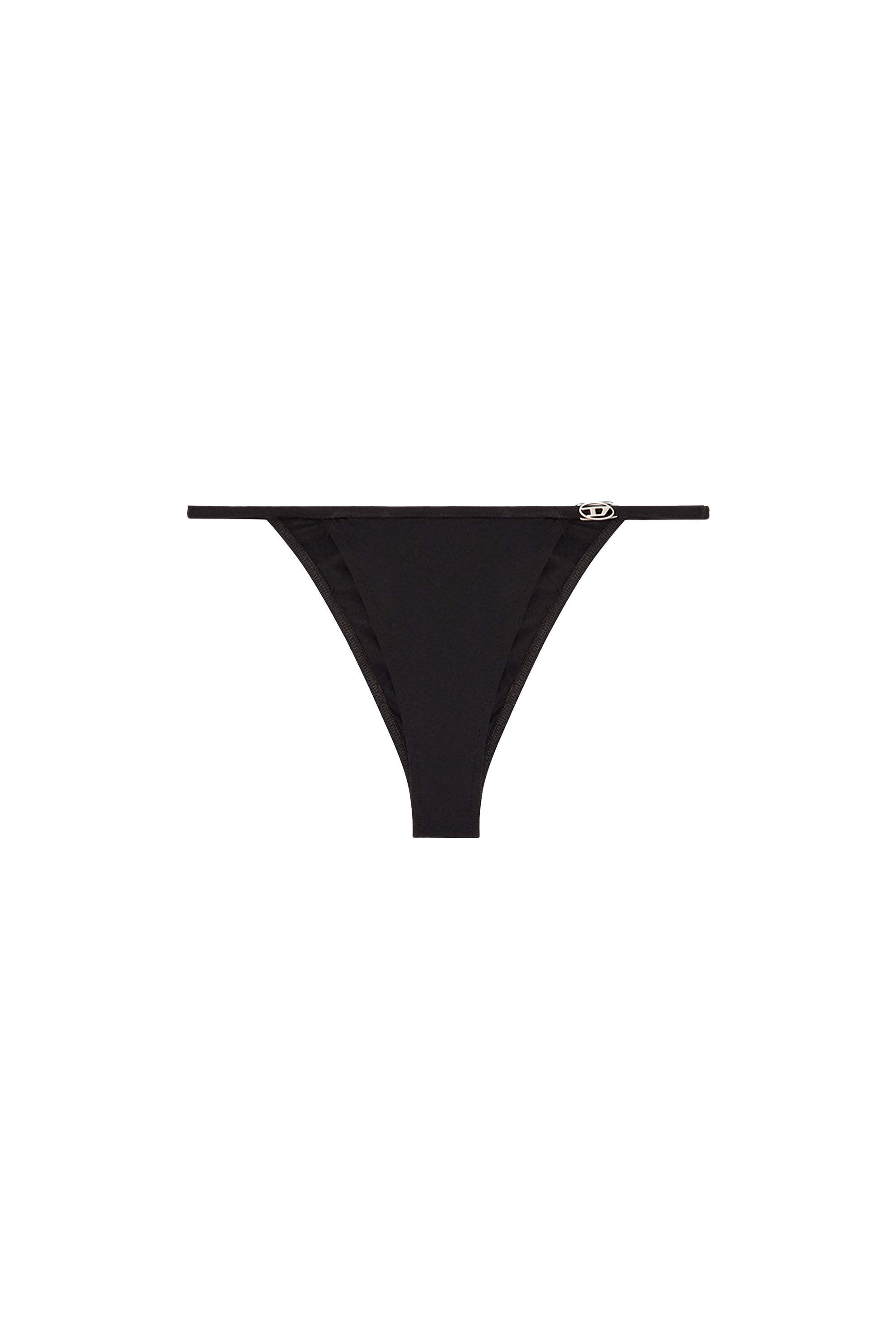 Diesel - EBBI-DNM, Damen Slip mit hohem Bein und Oval D-Detail in Schwarz - 2