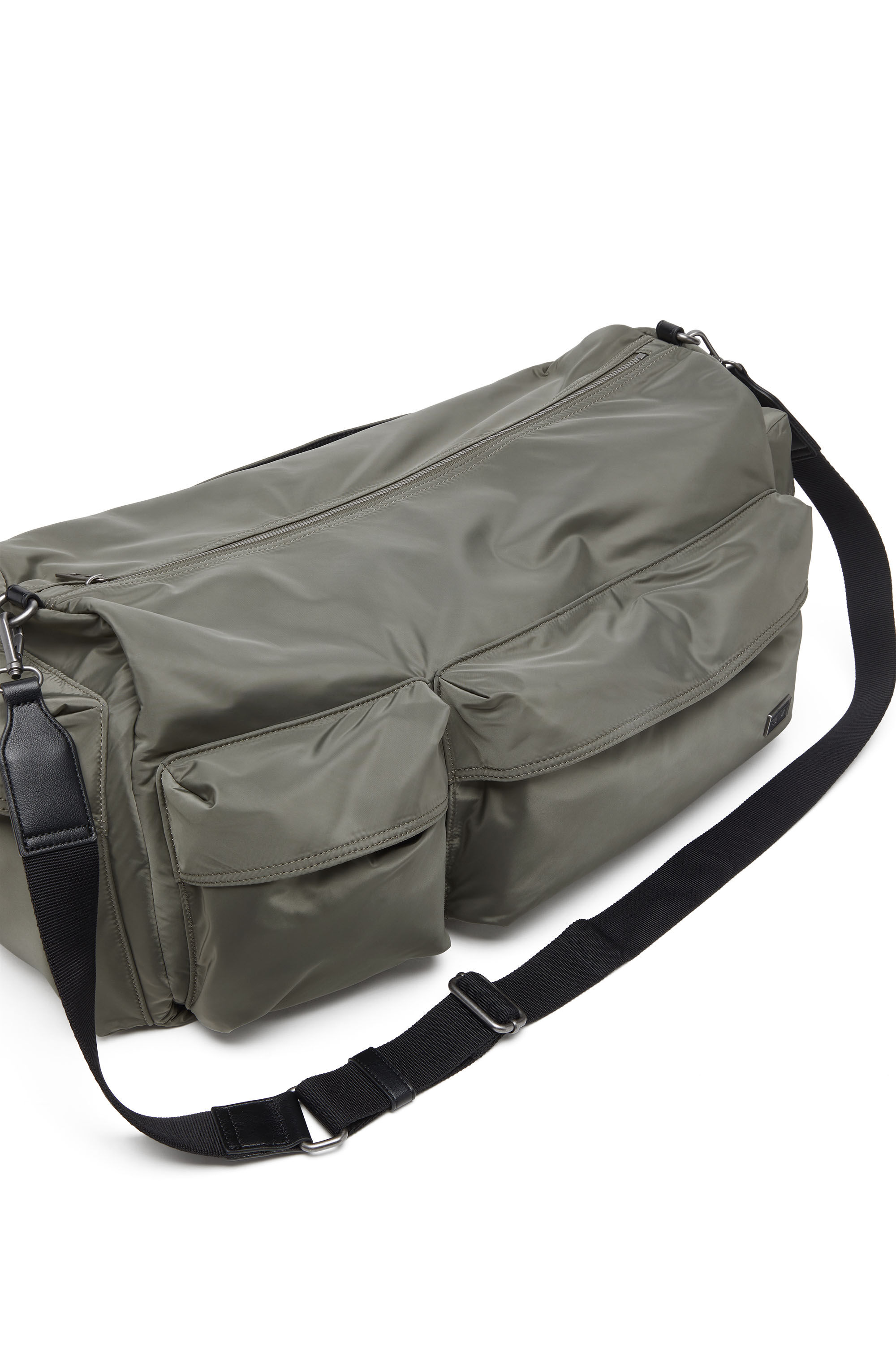 Diesel - MULTI-PKTS DUFFLE X, Unisex Multi-Pkts-Multipocket-Utility-Seesack in Armeegrün - 5
