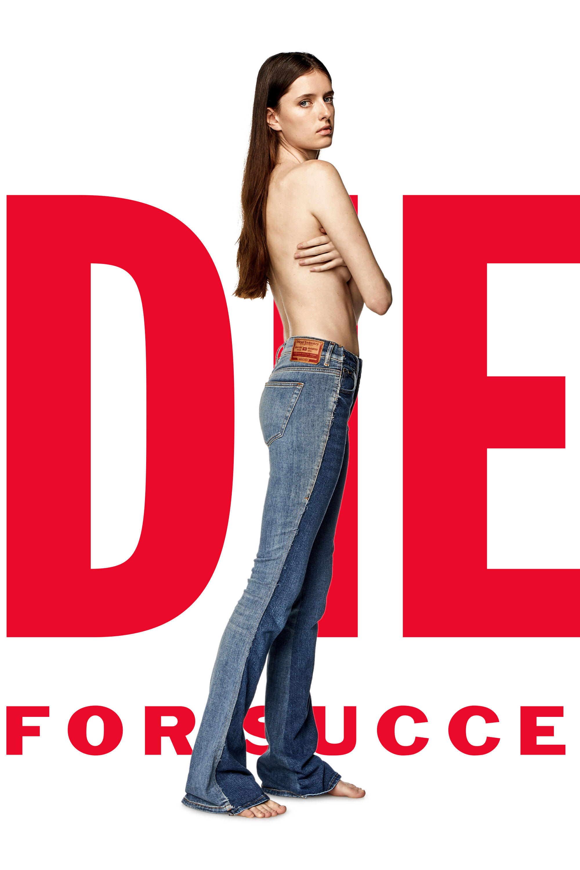 Diesel - Bootcut and Flare Jeans Dieseloves 02 09K46, Mittelblau - Image 1