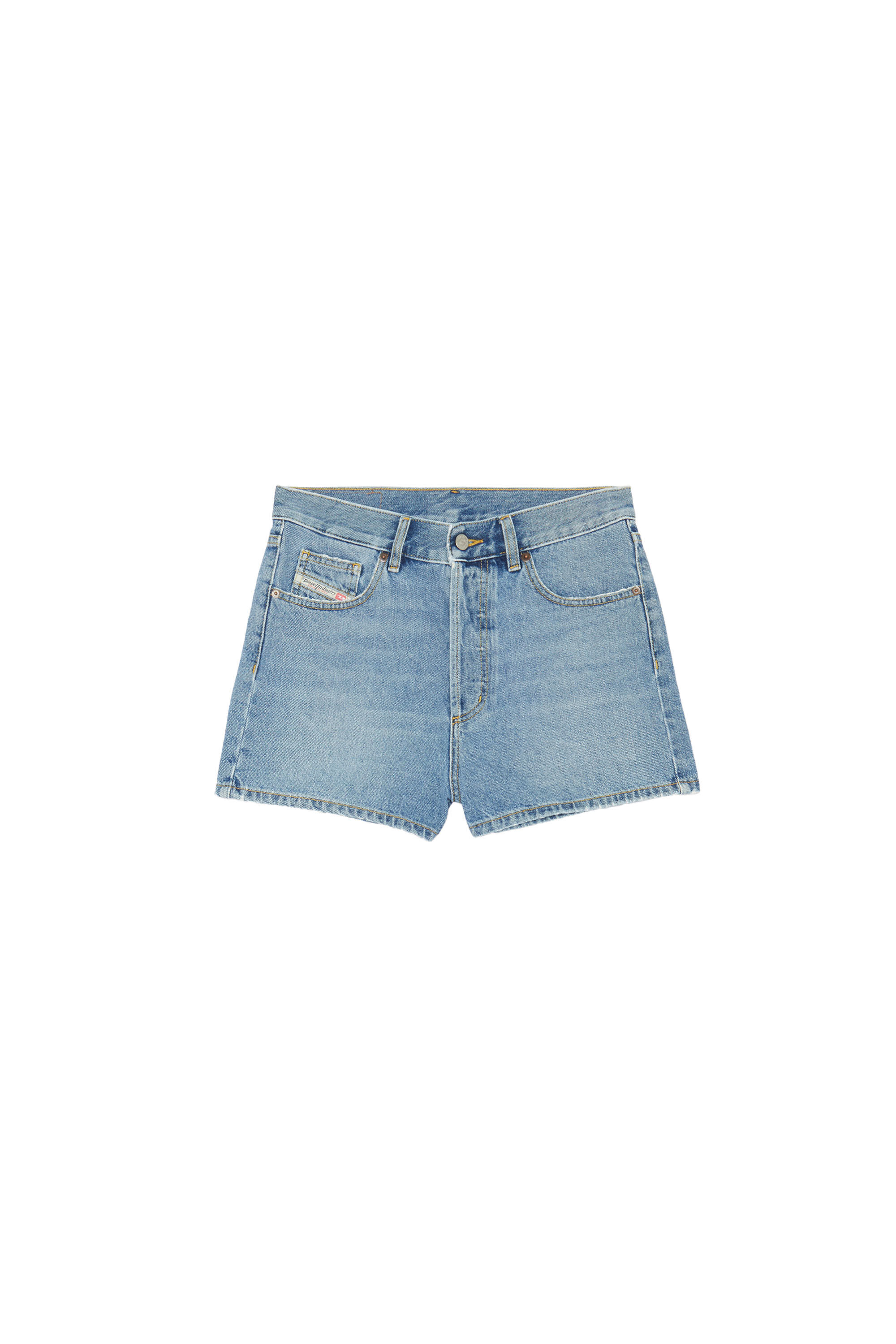 Diesel - D-GER, Damen Shorts aus Denim in Hellblau - 2
