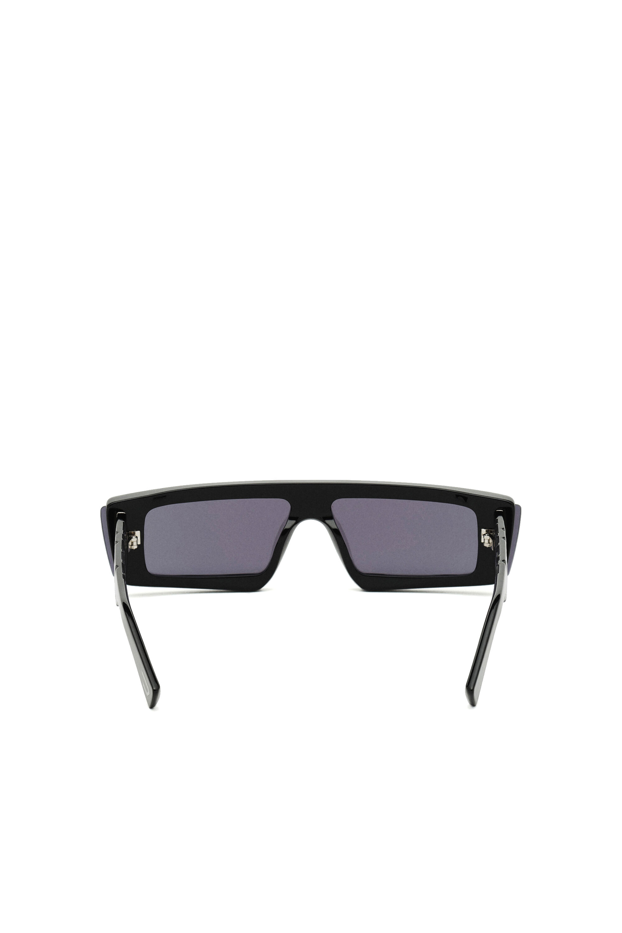 Diesel - DL0318, Herren Acetatmaske mit Spiegellinsen in Schwarz/Blau - 3