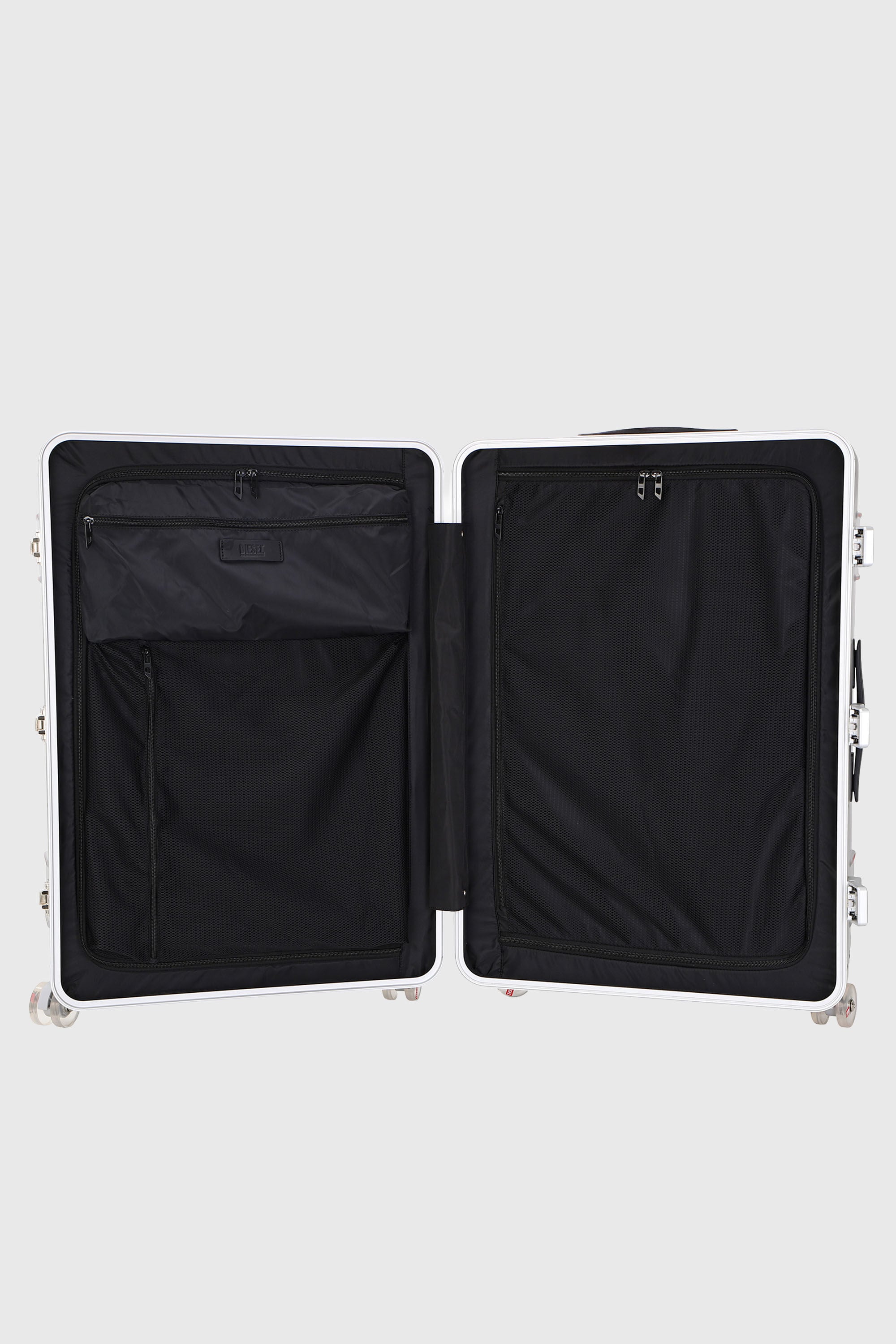 Diesel - DIESEL PC STRONG IMAGE TROLLEY- DSL003, Unisex Robuster Koffer Gr&ouml;&szlig;e L in Silber - 3