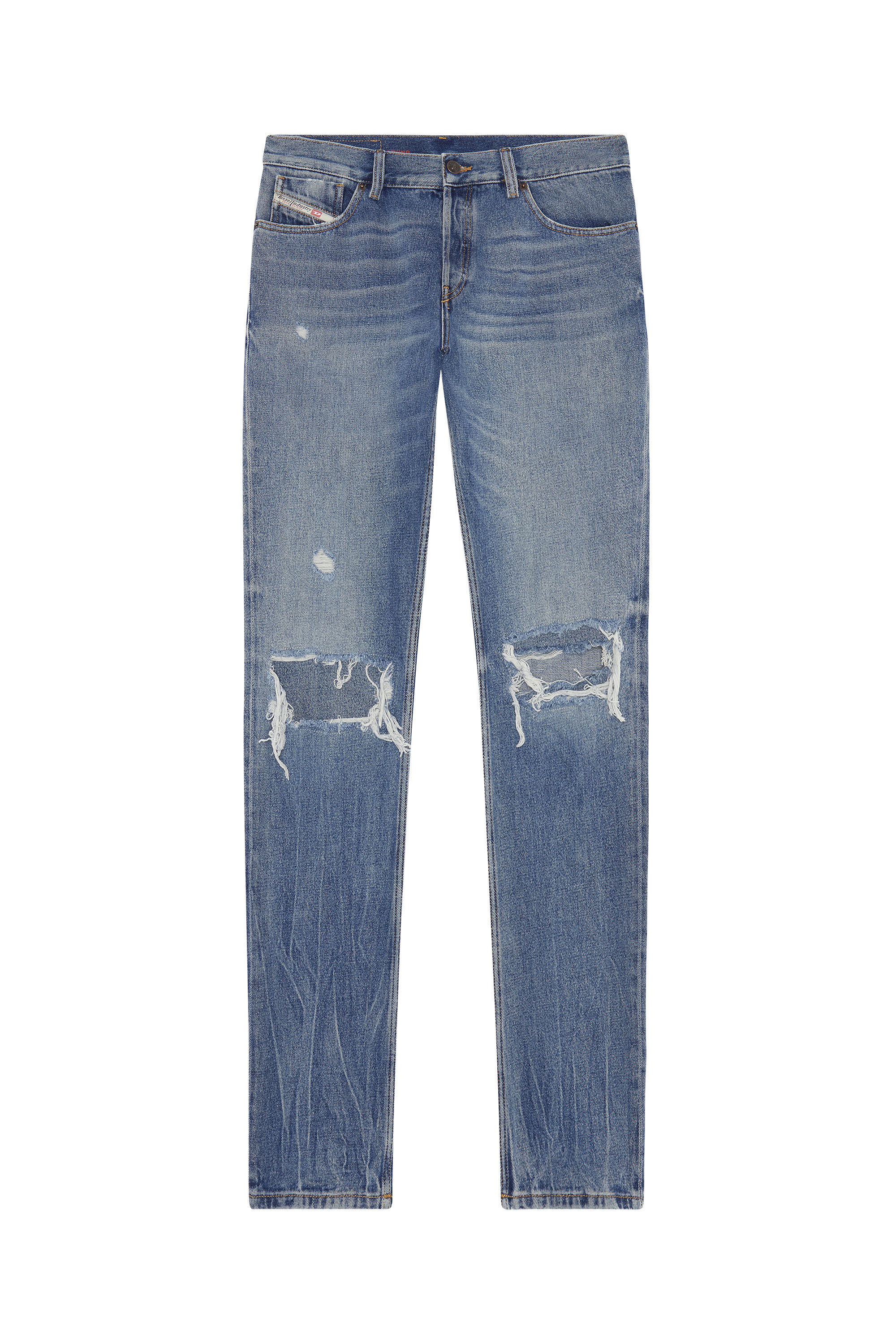 Diesel - 1995 D-Sark 09E02 Straight Jeans, Mittelblau - Image 2