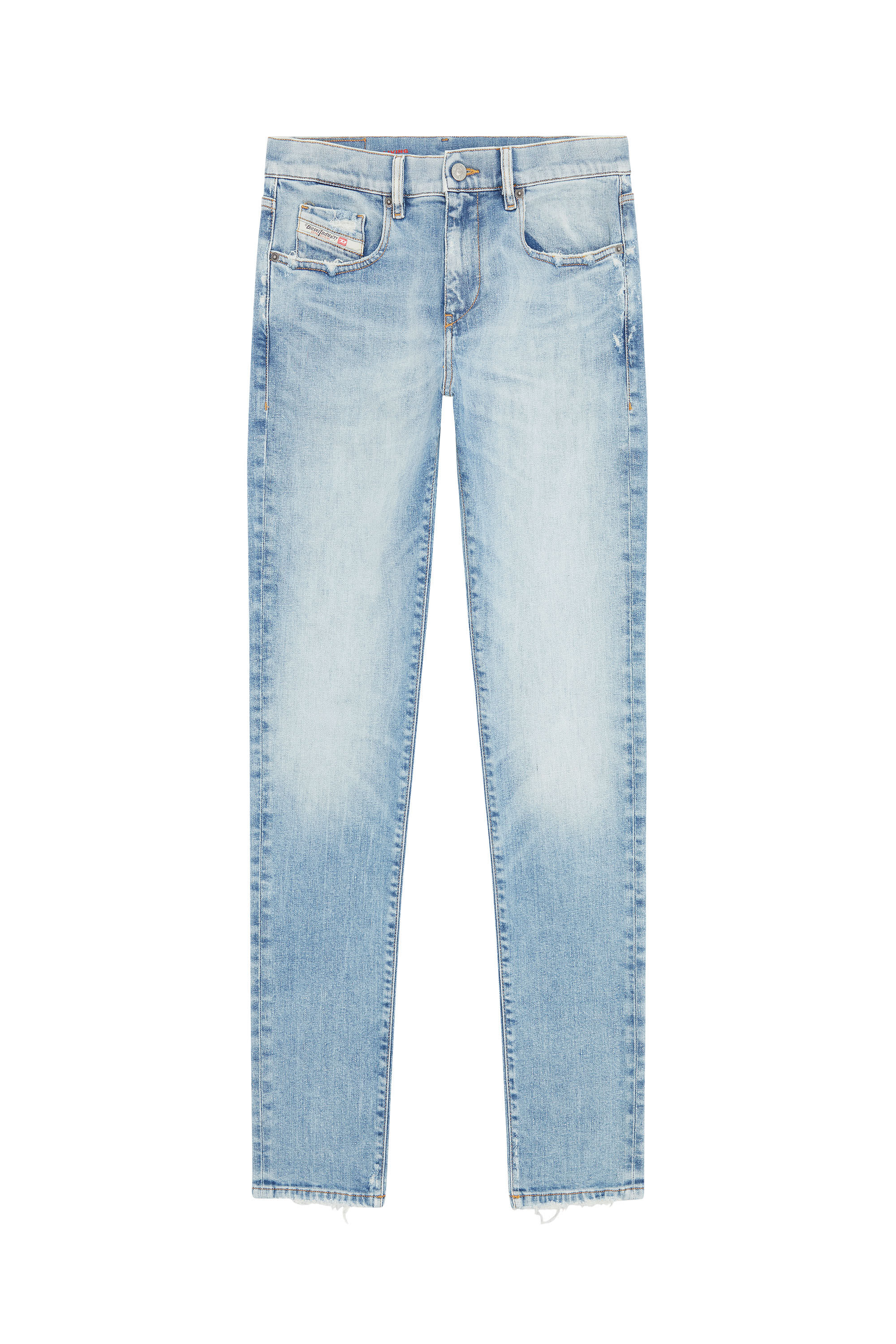 Diesel - Slim Jeans 2019 D-Strukt 09E67, Hellblau - Image 2