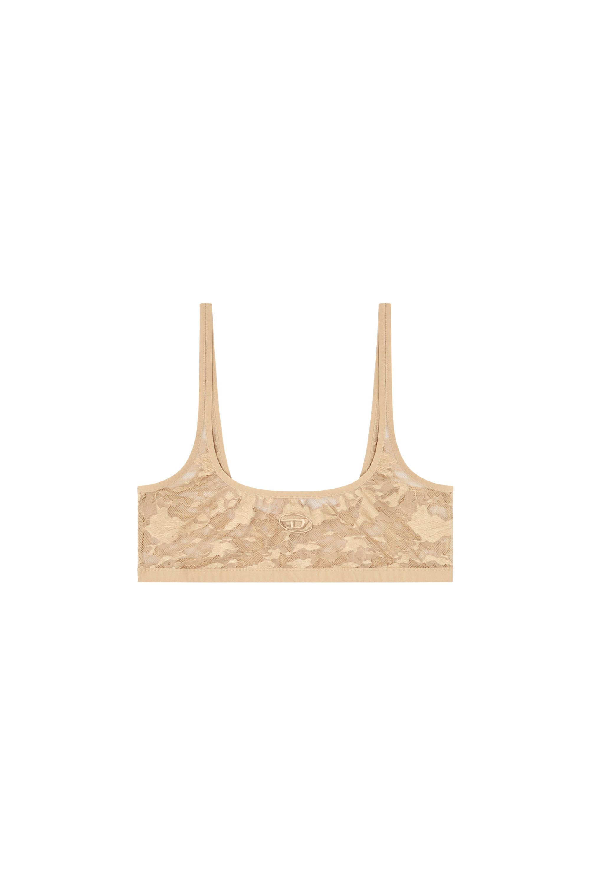Diesel - KELSI-UTLT, Damen Camouflage-Spitzen-Bralette in Hellbraun - 2