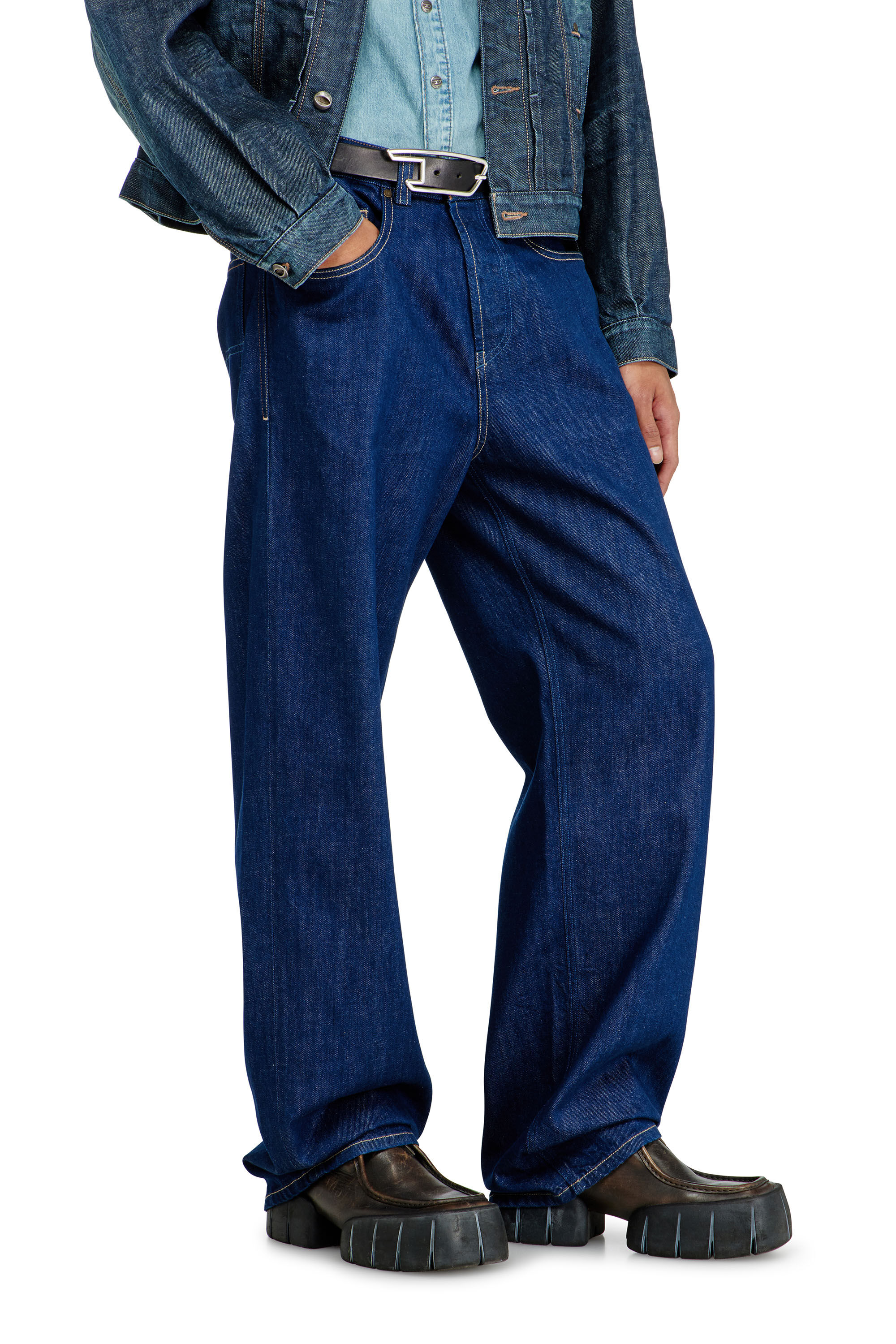 Diesel - Herren Relaxed Jeans 2001 D-Macro 09Q09, Dunkelblau - 6