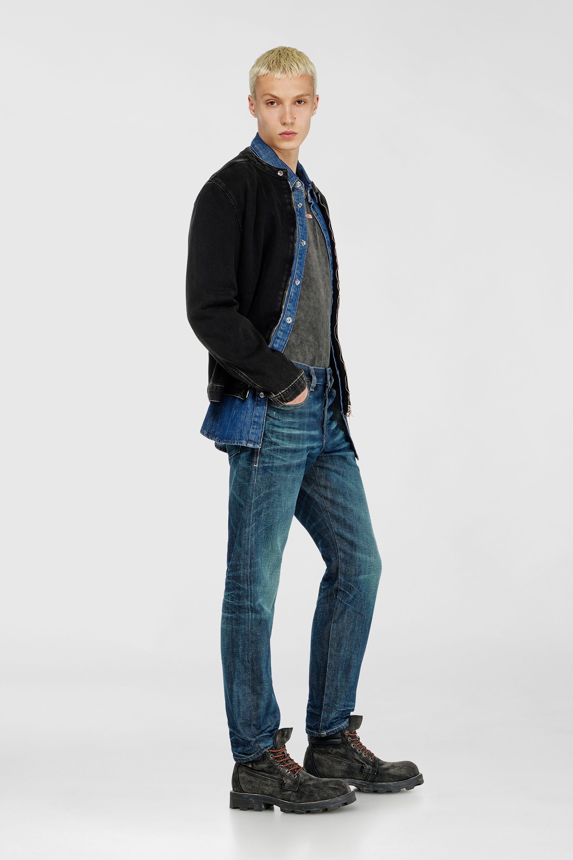 Diesel - Herren Slim Jeans 1993 D-Vyl 09Q04, Dunkelblau - 2