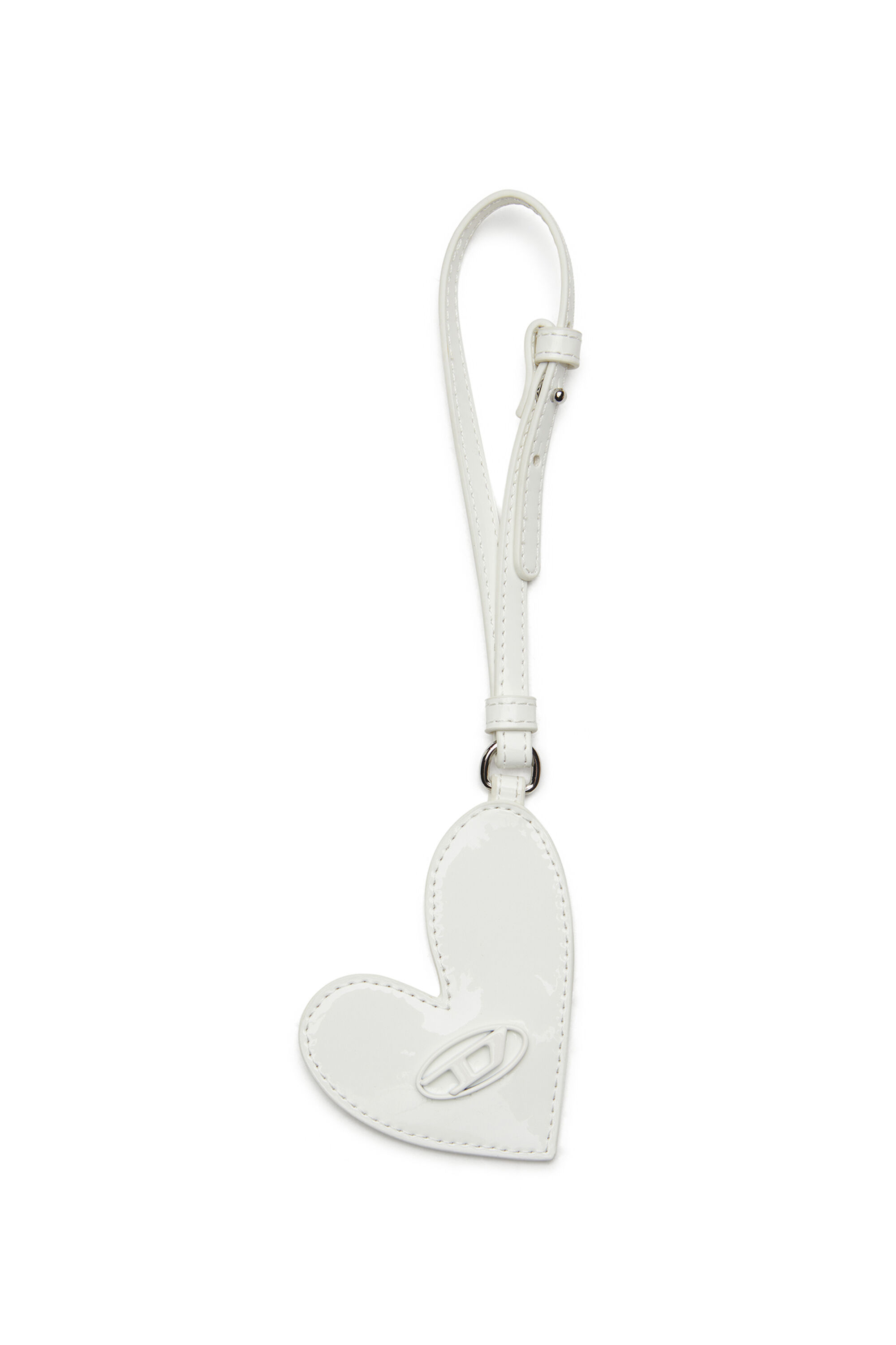 Diesel - PLAY MIRROR, Damen Spiegelanhänger mit glänzendem Finish in Weiß - 1