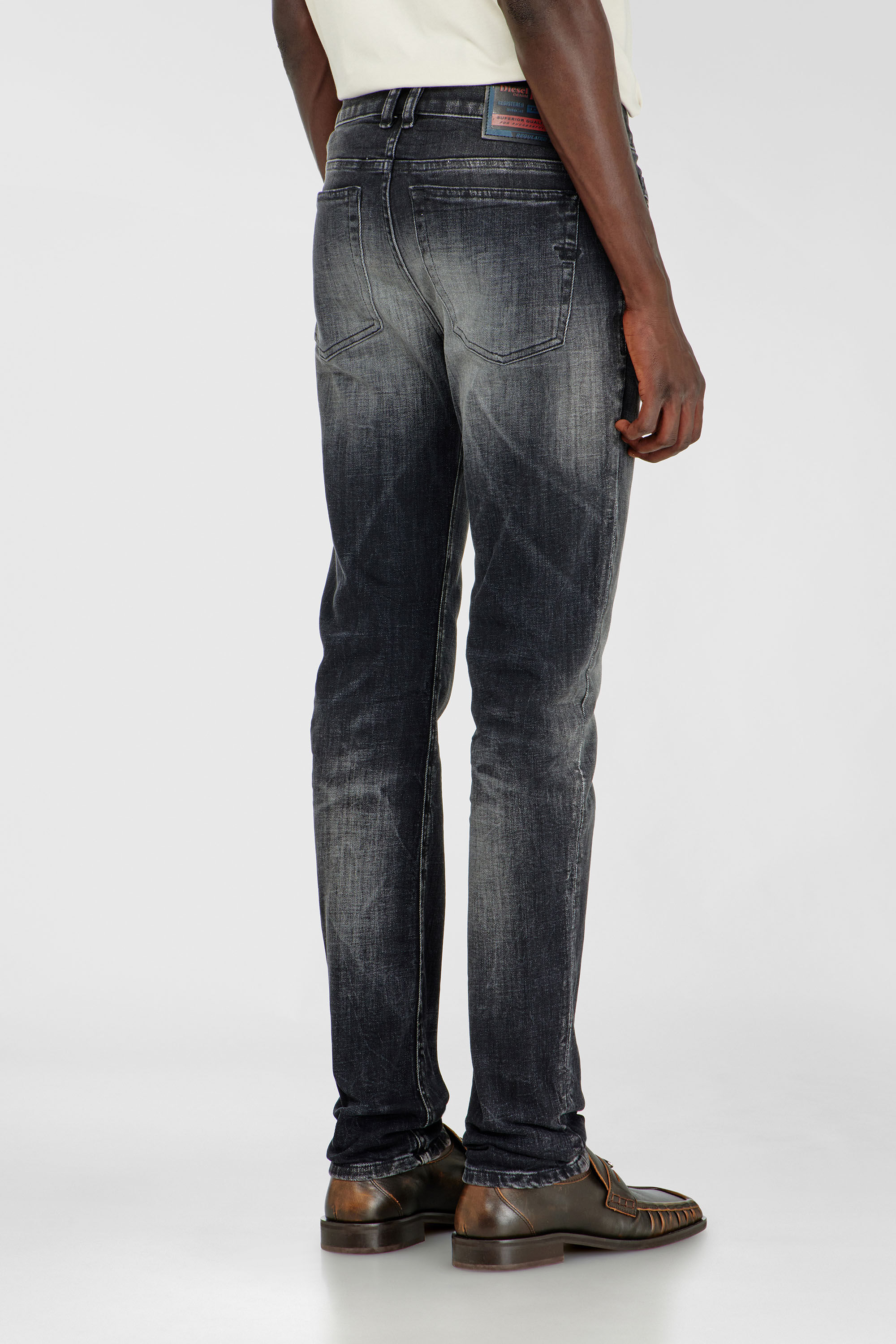 Diesel - Herren Skinny Jeans 1979 Sleenker 09R08, Schwarz/Dunkelgrau - 5