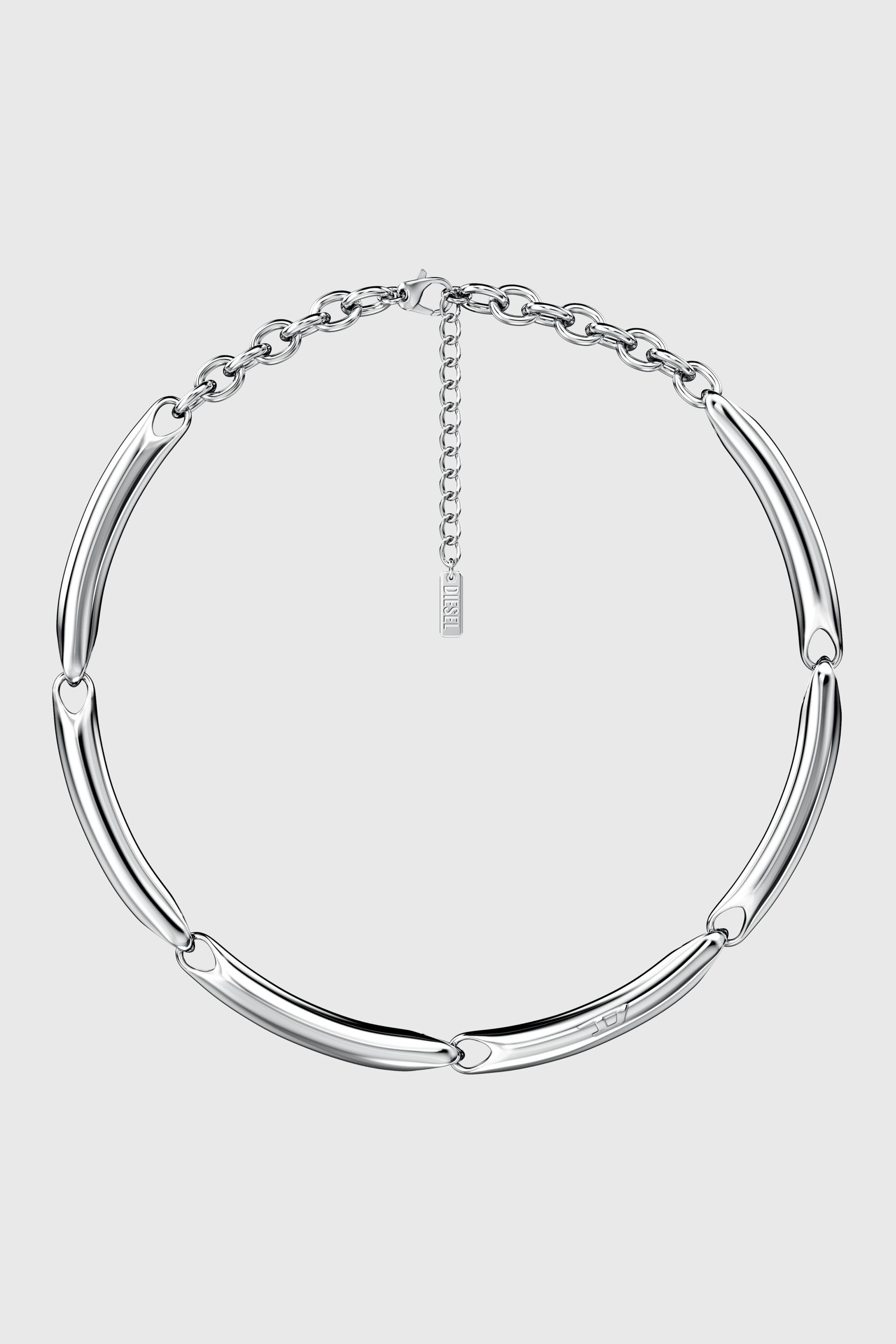 Diesel - DX1697040 JEWELLERY, Unisex Halskette aus Edelstahl in Silber - 1