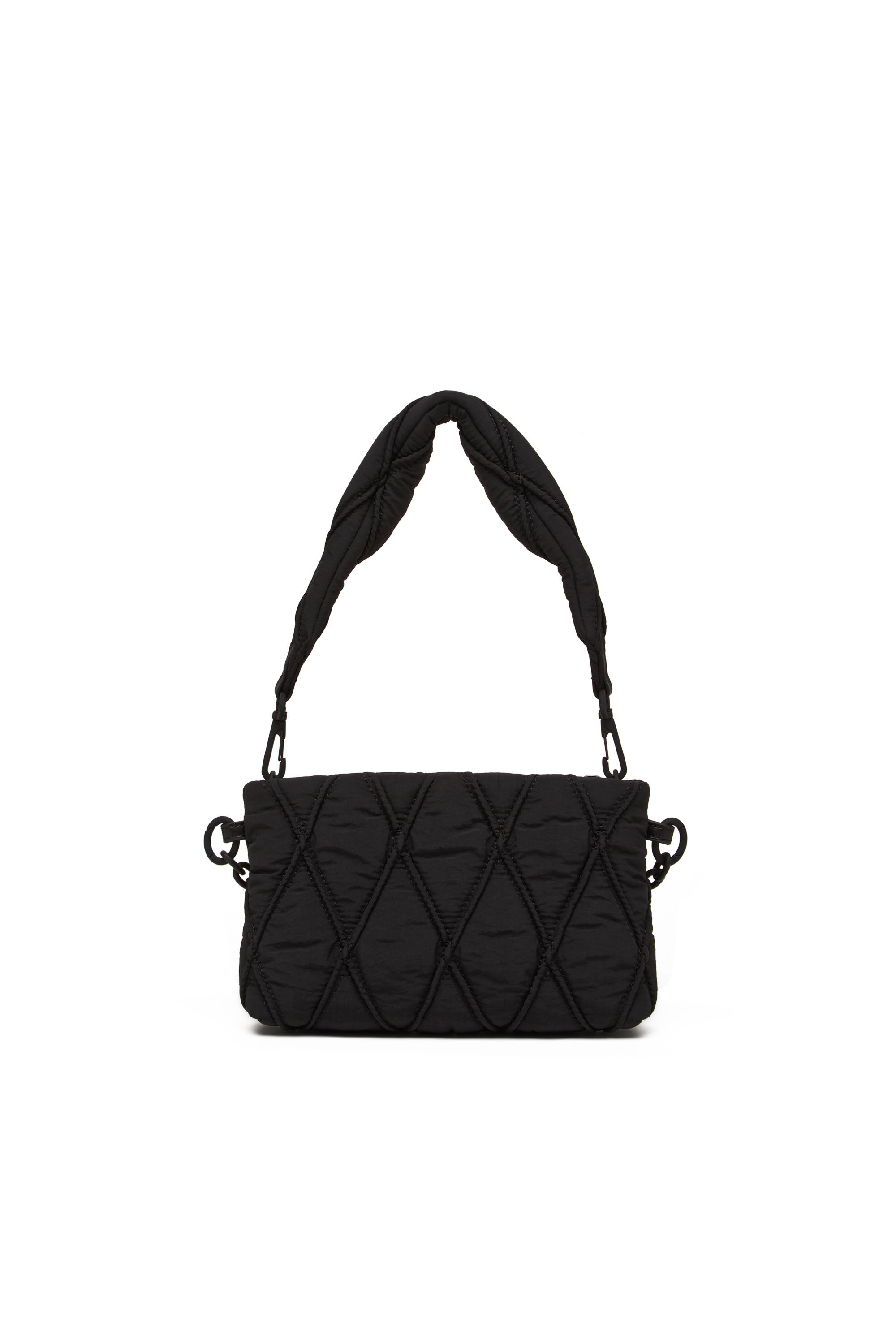 Diesel - CHARM-D POUCH, Damen Pouch aus gestepptem Nylon in Schwarz - 3