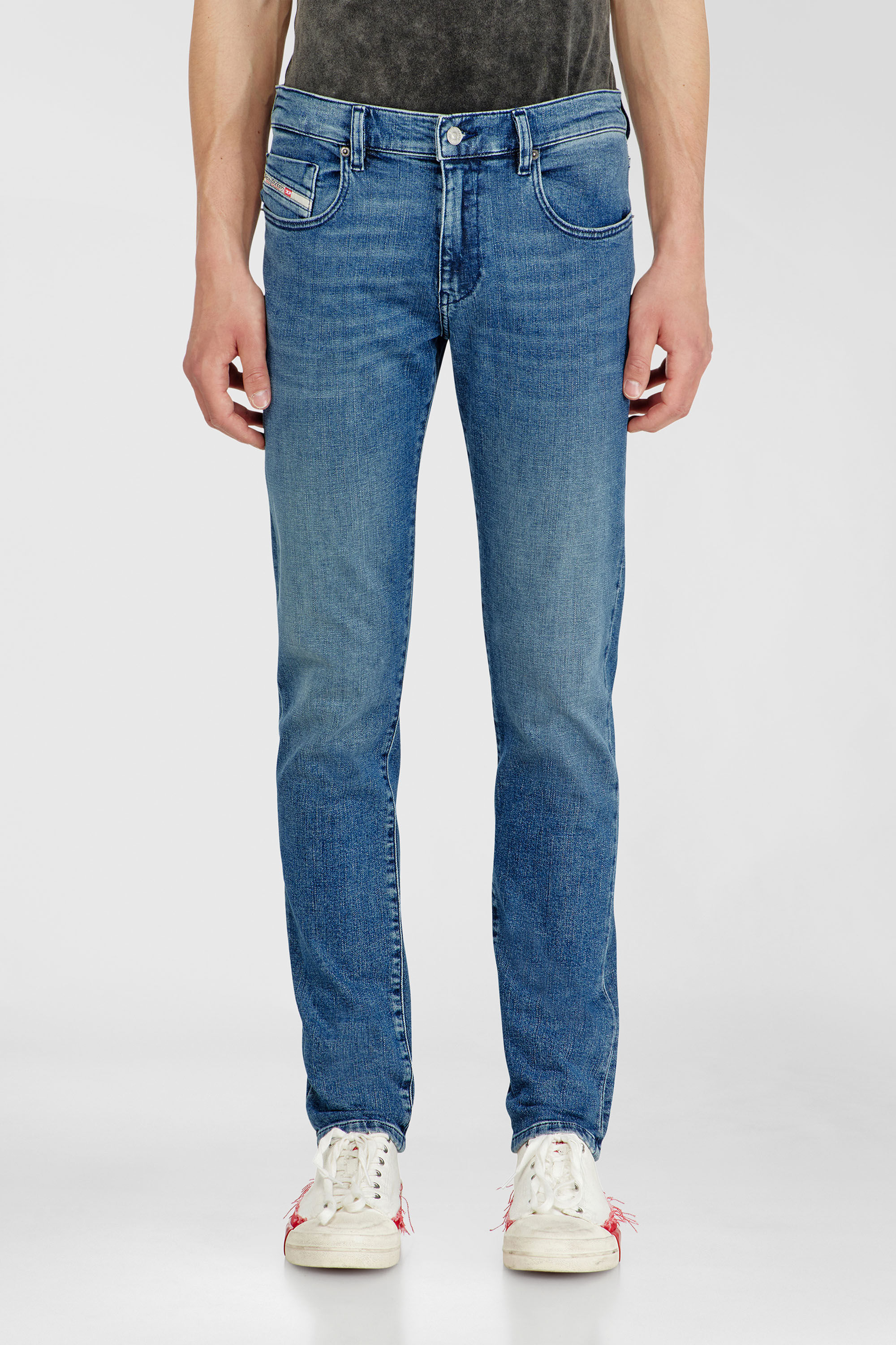 Diesel - Herren Slim Jeans 2019 D-Strukt 0HDBK, Mittelblau - 4