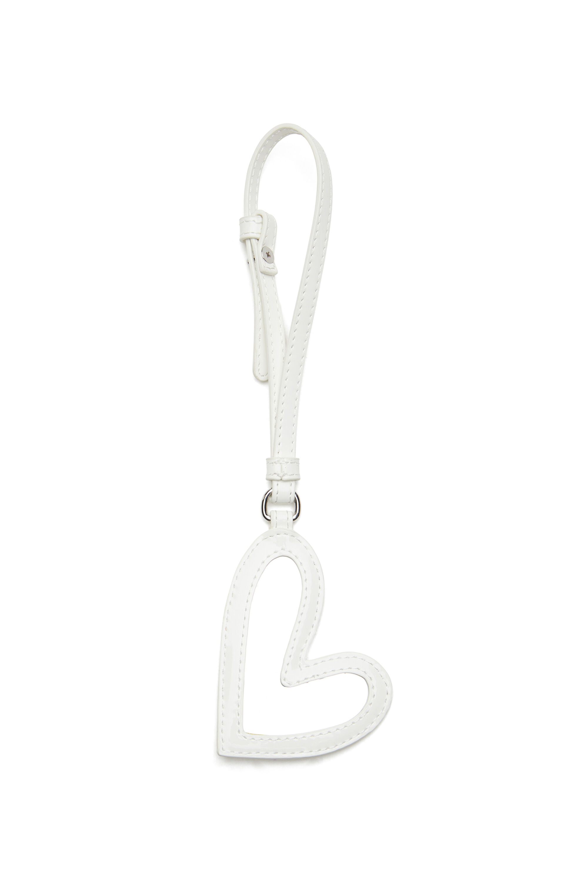 Diesel - PLAY MIRROR, Damen Spiegelanhänger mit glänzendem Finish in Weiß - 2