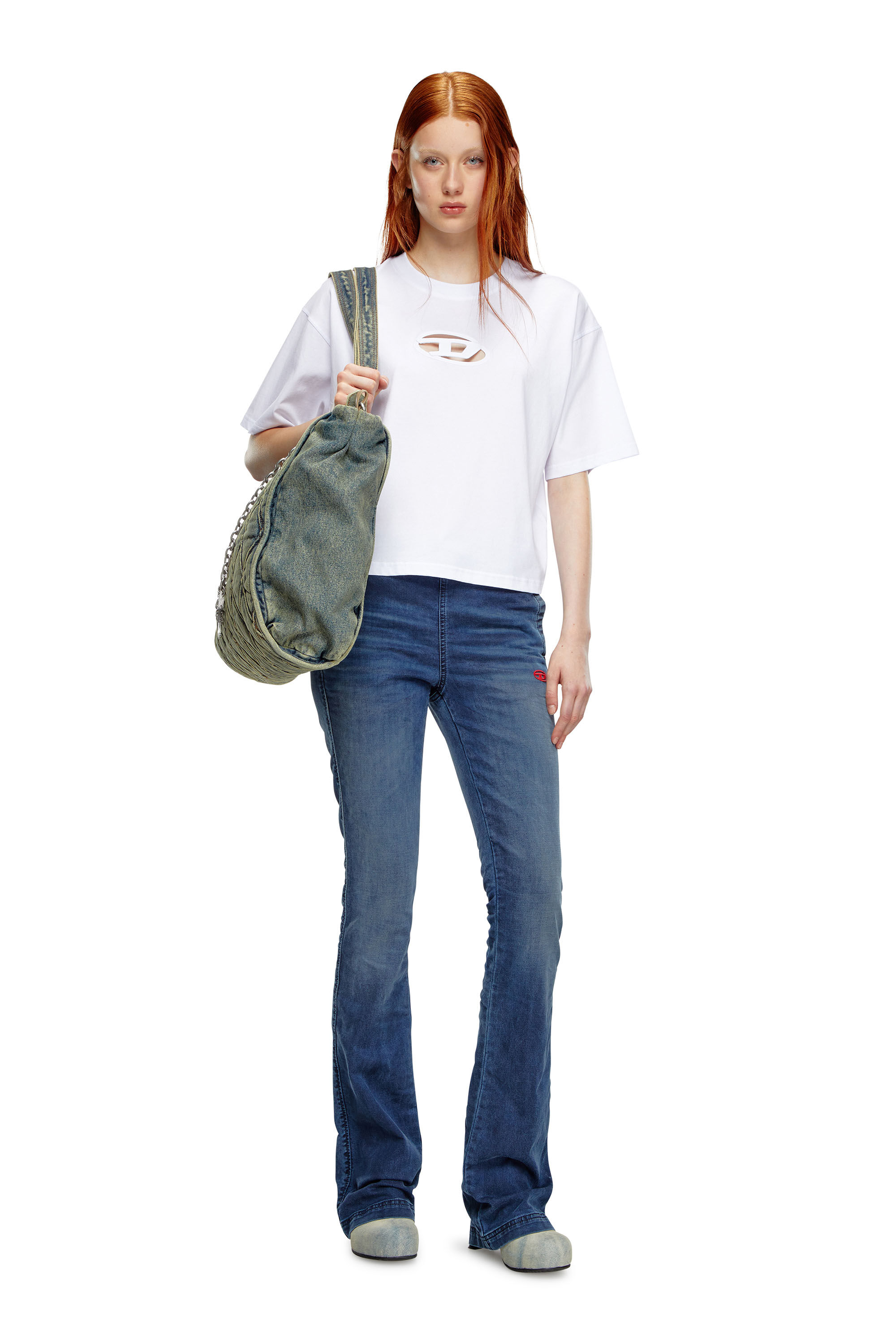 Diesel - Damen Bootcut and Flare 2069 D-Ebbey Joggjeans® 068LX, Dunkelblau - Image 1