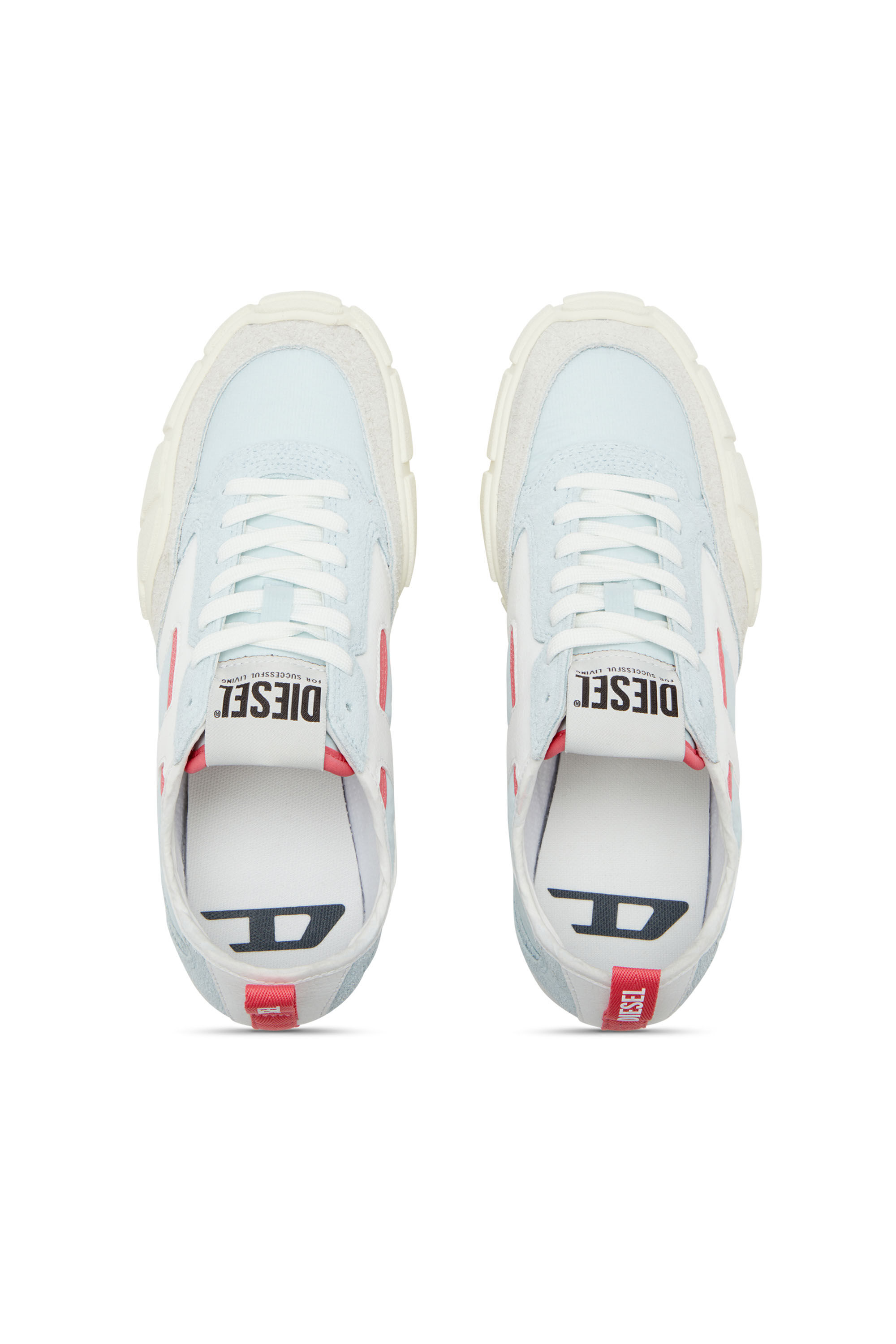 Diesel - S-PAGODHA LOW W, Damen Sneakers aus Leder, Wildleder und Ripstop in null - 4