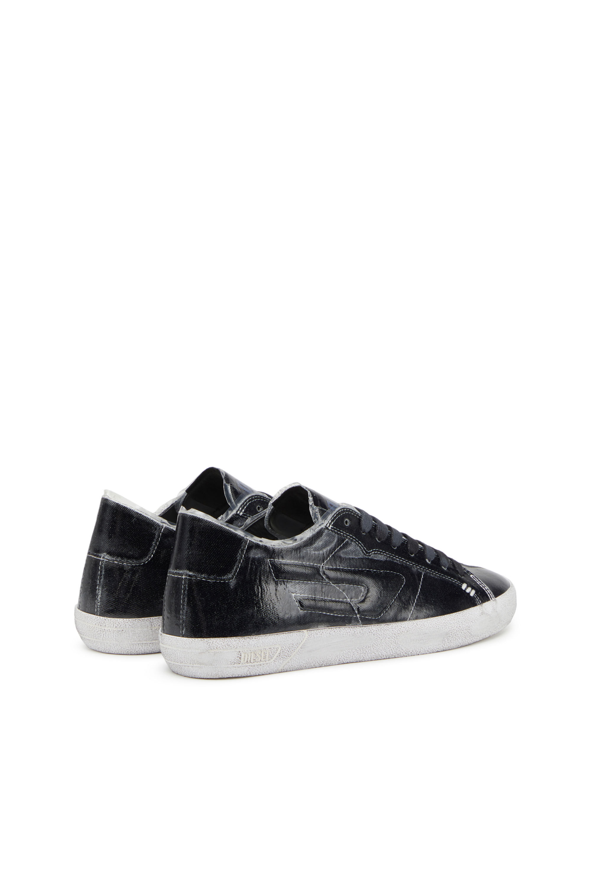 Diesel - S-LEROJI LOW W, Damen S-Leroji Low W - Sneakers aus Canvas mit Overlay aus TPU in Schwarz - 3