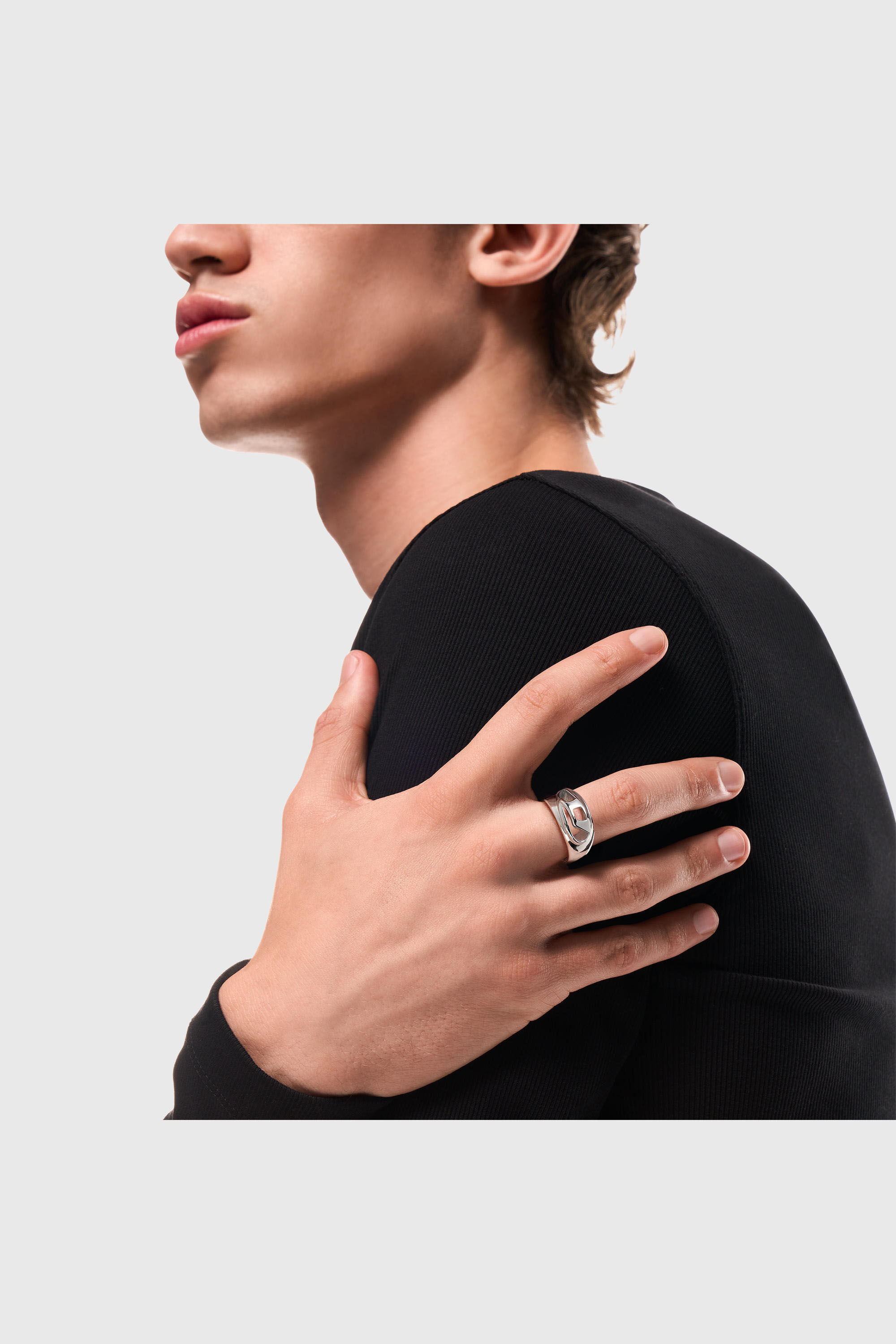 Diesel - DX1715040, Unisex Bandring aus Edelstahl in Silber - 5