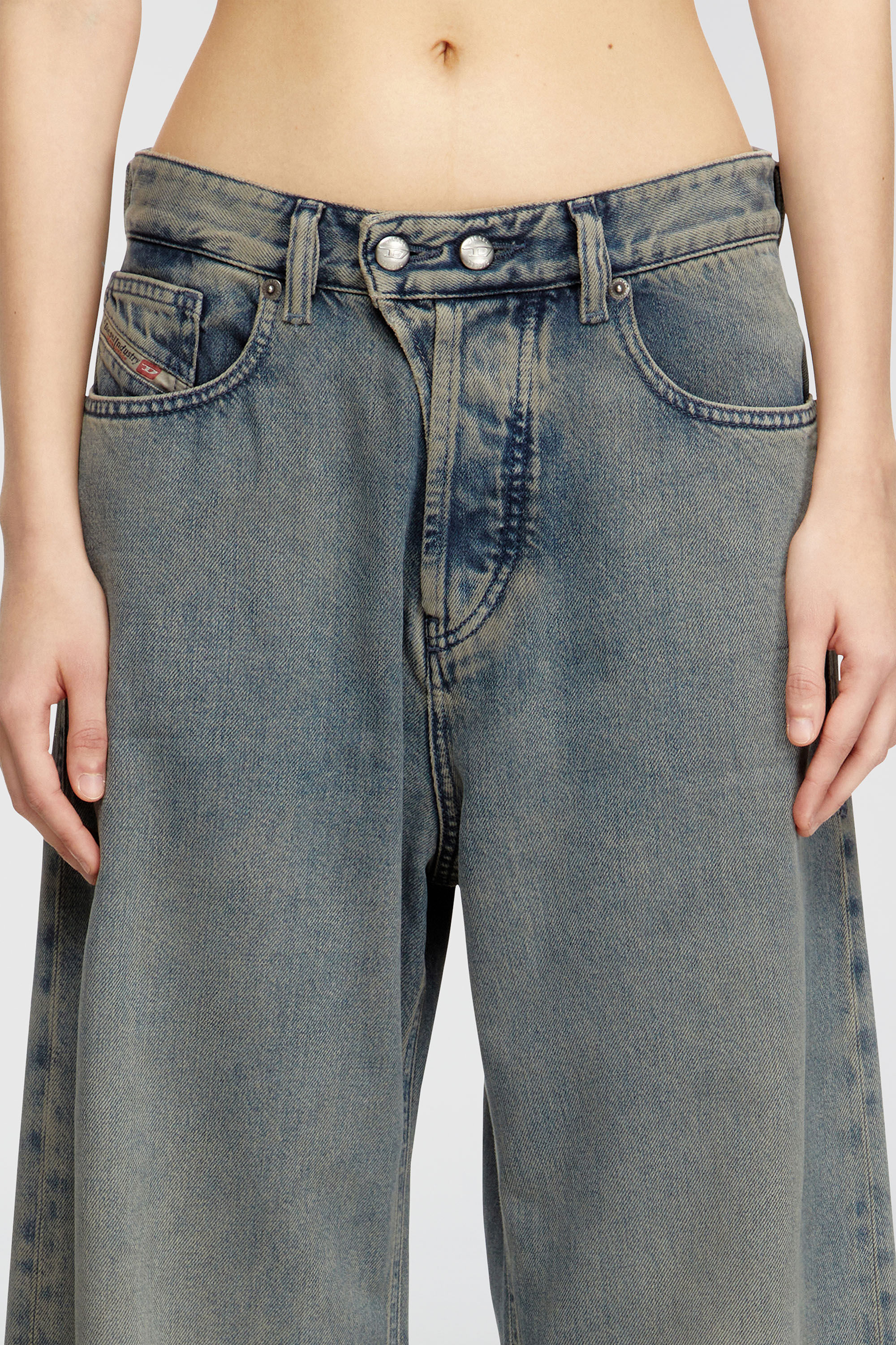Diesel - Damen Relaxed Jeans 1996 D-Sire 09N24, Mittelblau - 5