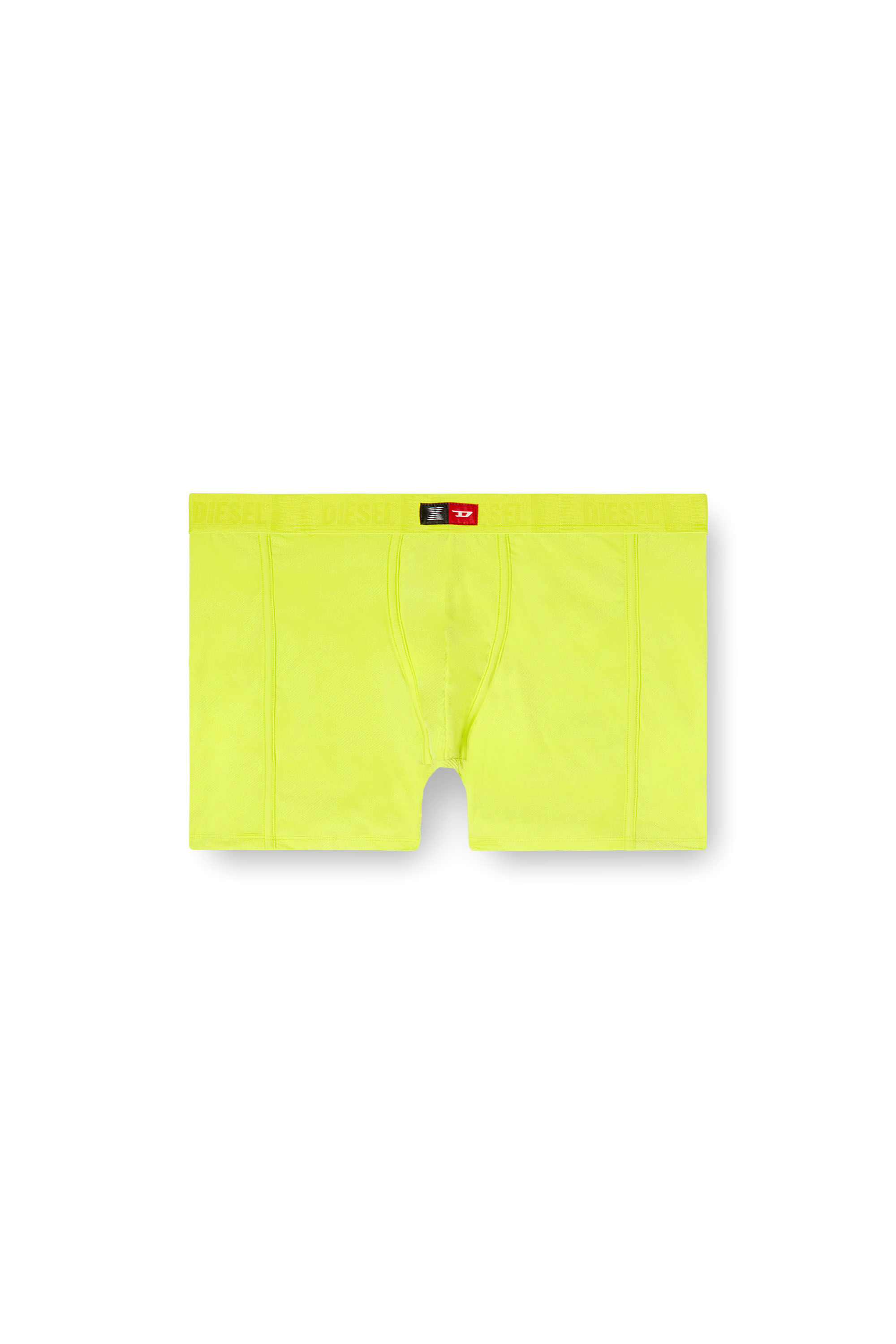 Diesel - FLOCKED-BOXER-BRIEFS, Herren Retropants aus beflockter Mikrofaser in Neongrün - 2