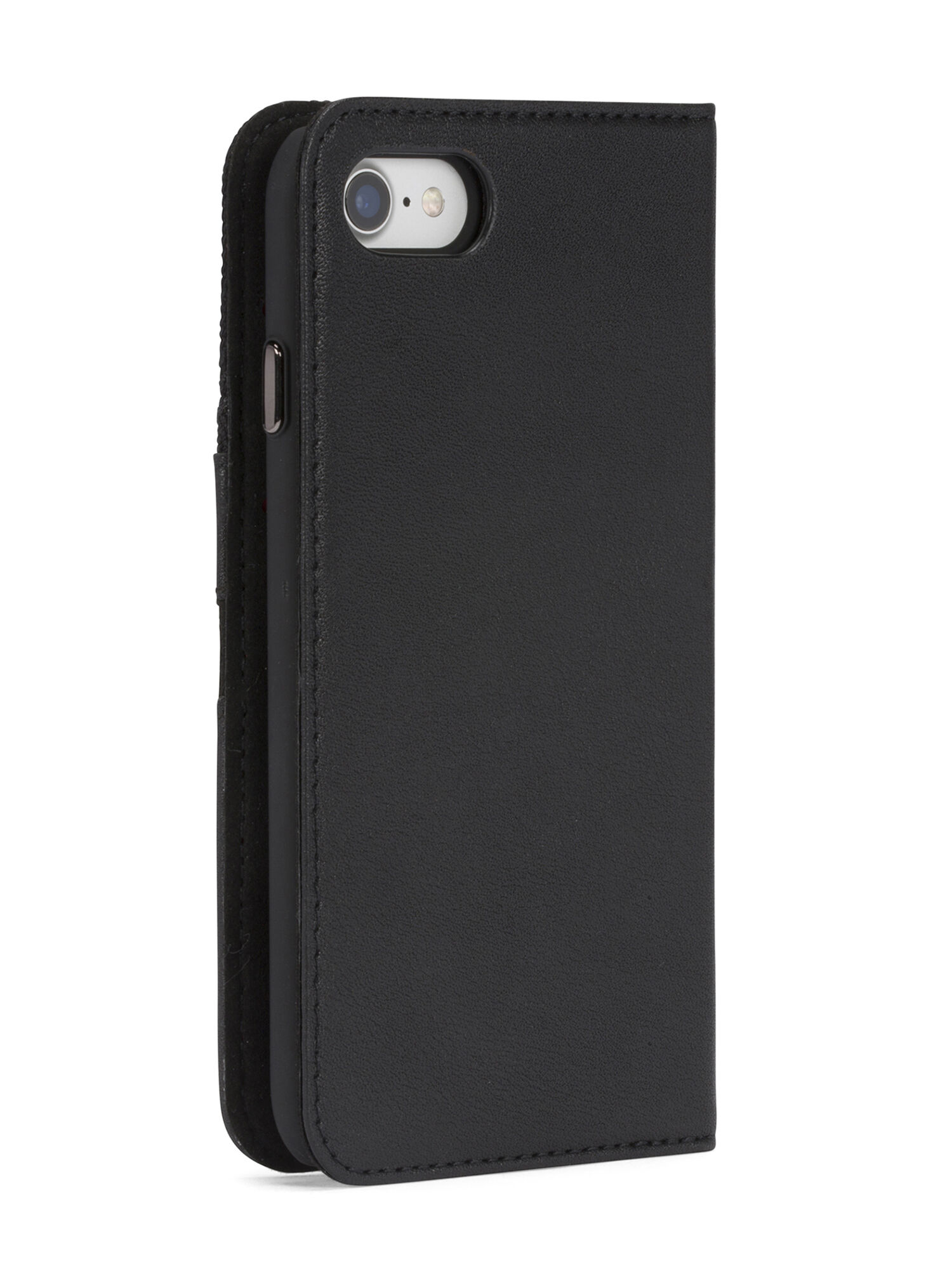 BLACK DENIM/STUD/ZIPPER IPHONE 8 PLUS/7 PLUS  FOLIO, 