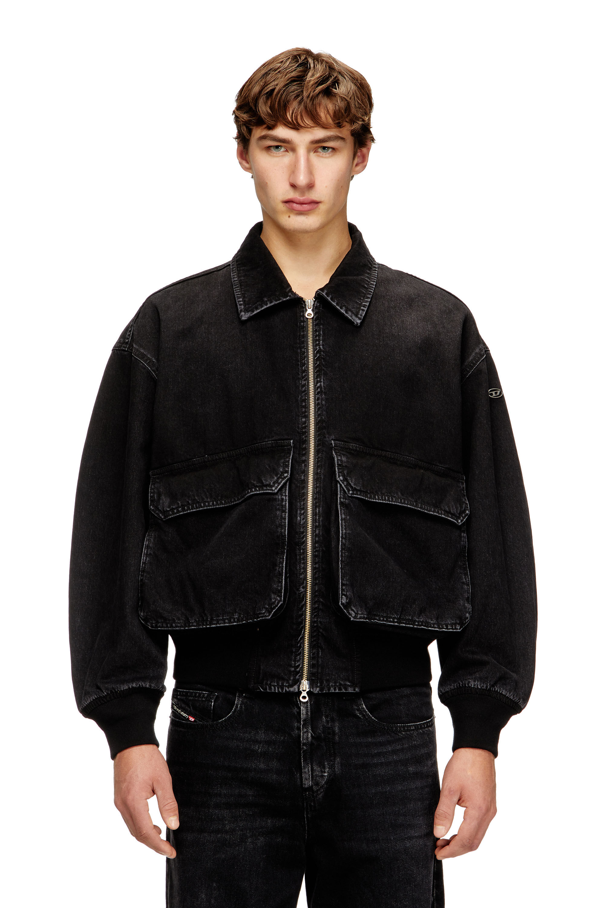 Diesel - D-KURZ, Unisex Jacke aus DNA-Denim in null - 3