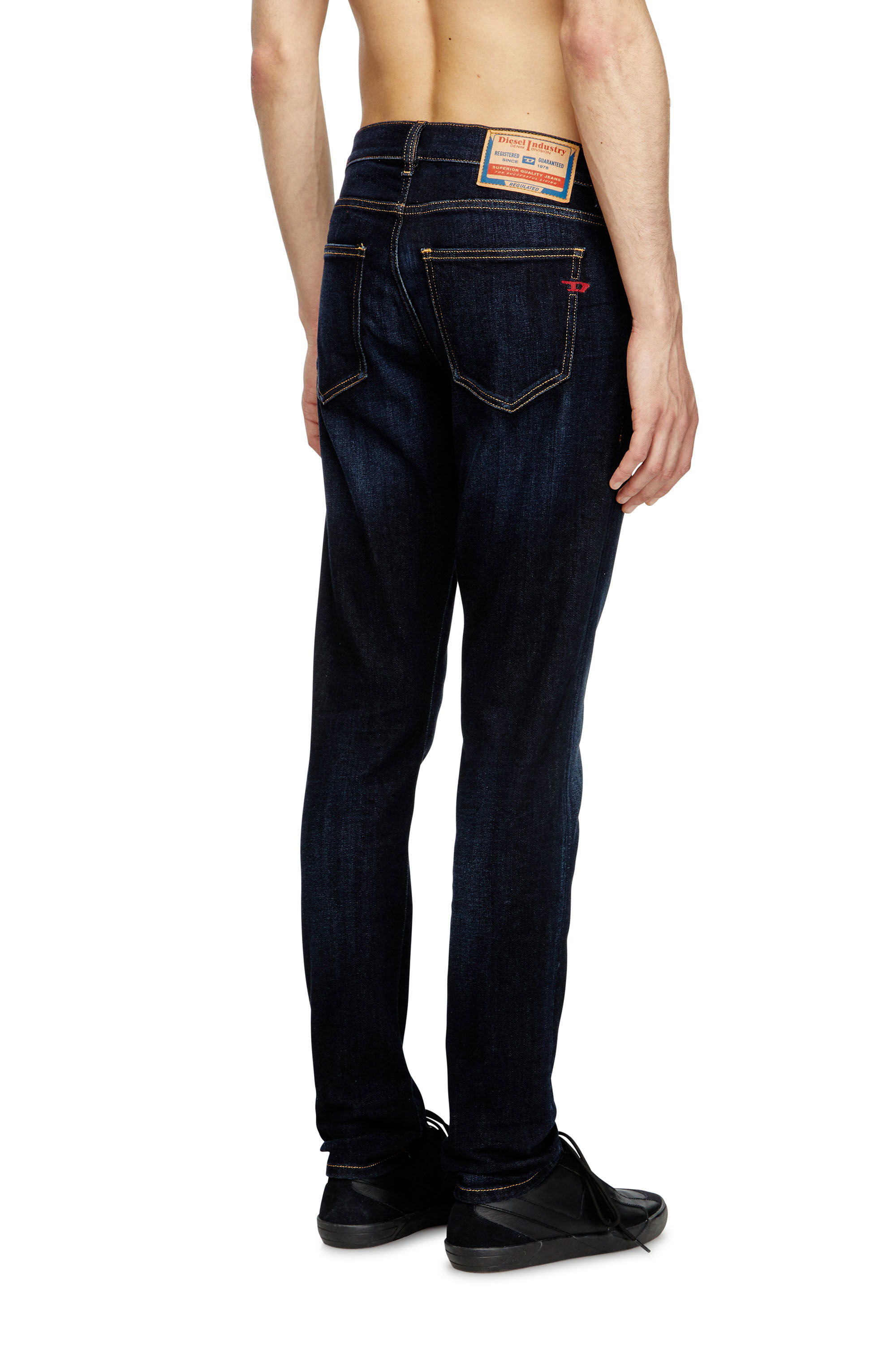 Diesel - Herren Slim Jeans 2019 D-Strukt 009ZS, Dunkelblau - 4