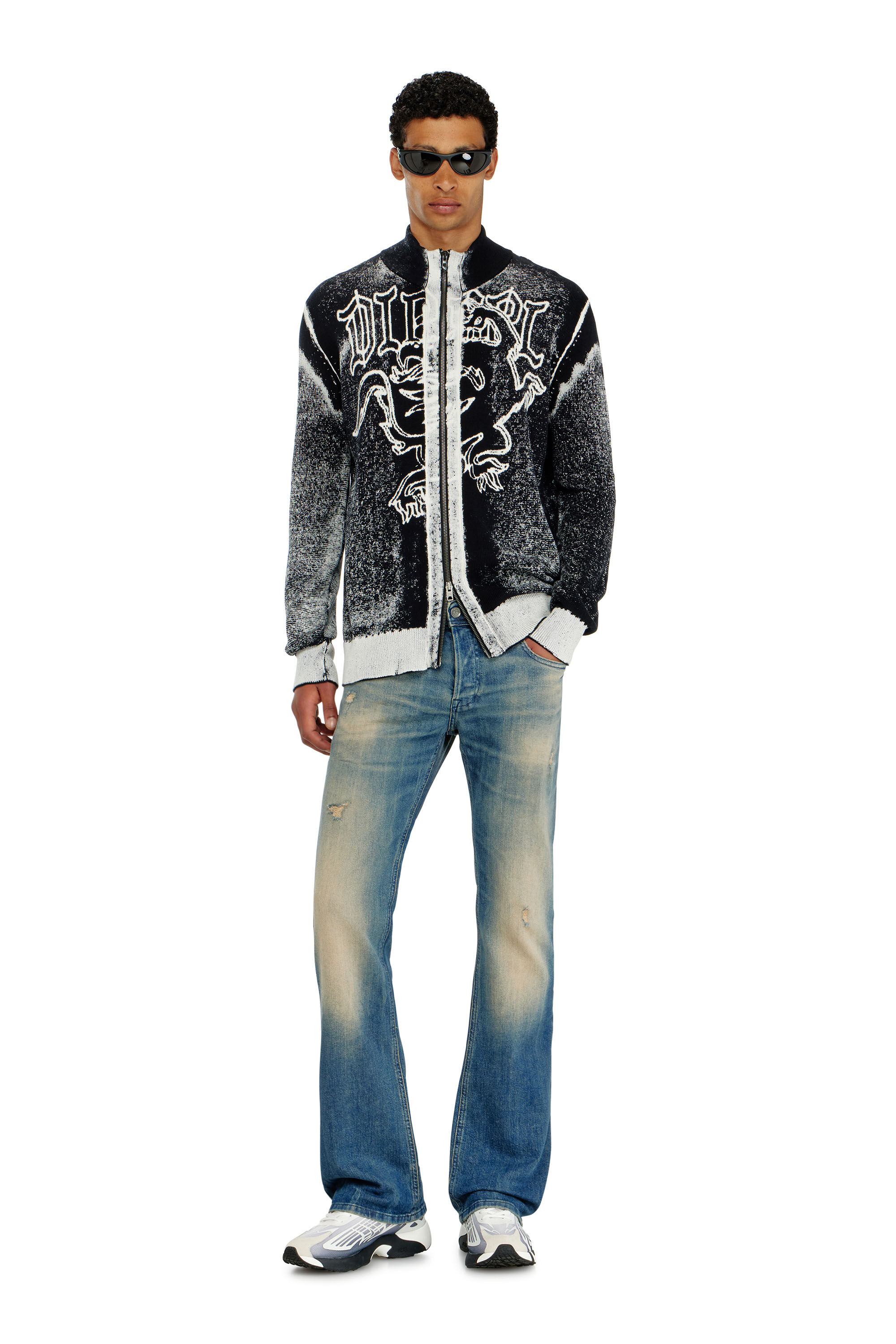 Diesel - Herren Bootcut Jeans 2007 Zatiny 0KBBW, Mittelblau - 1