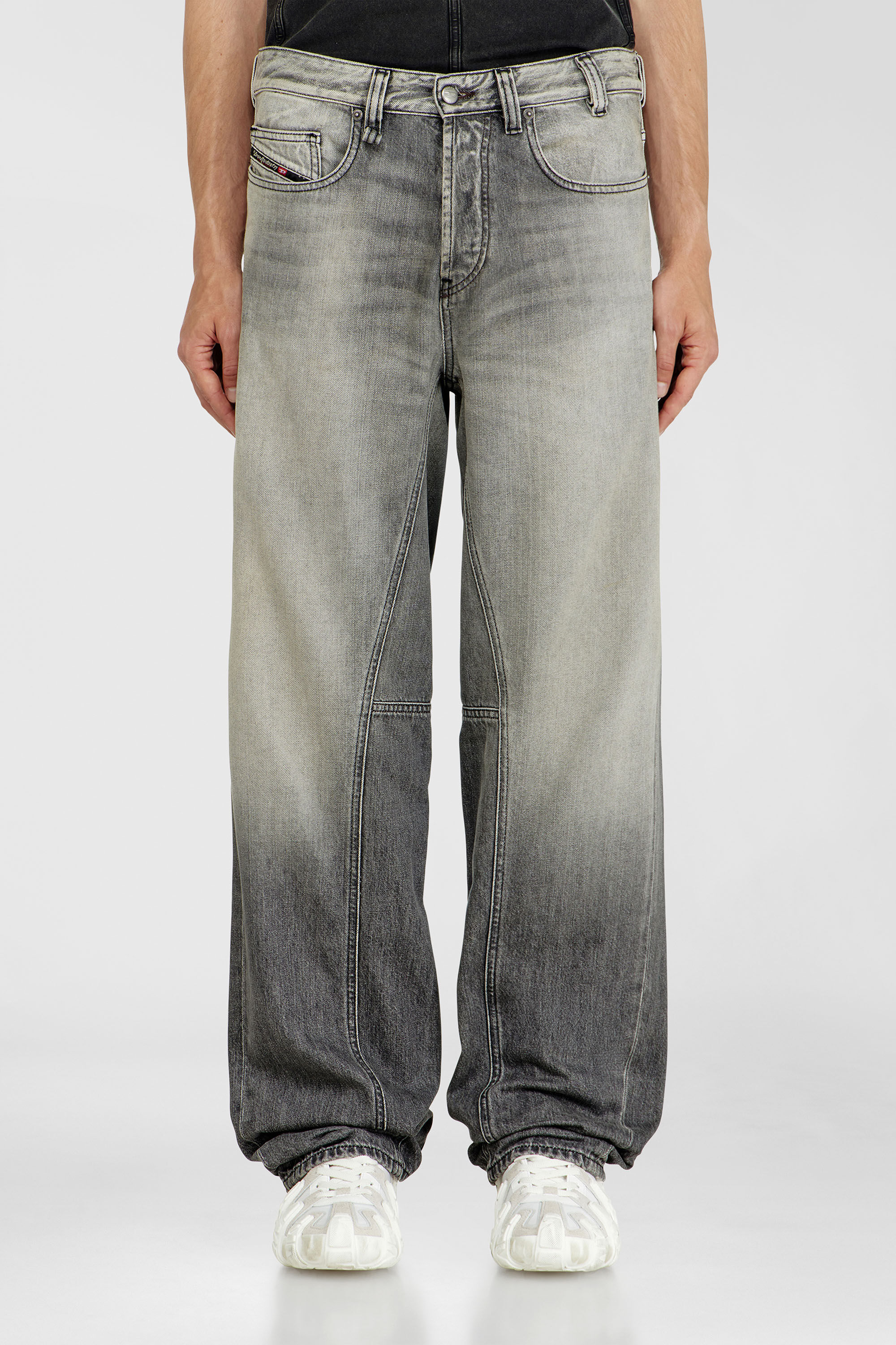 Diesel - Herren Relaxed Jeans 2001 D-Macro 09P56, Grau - 4