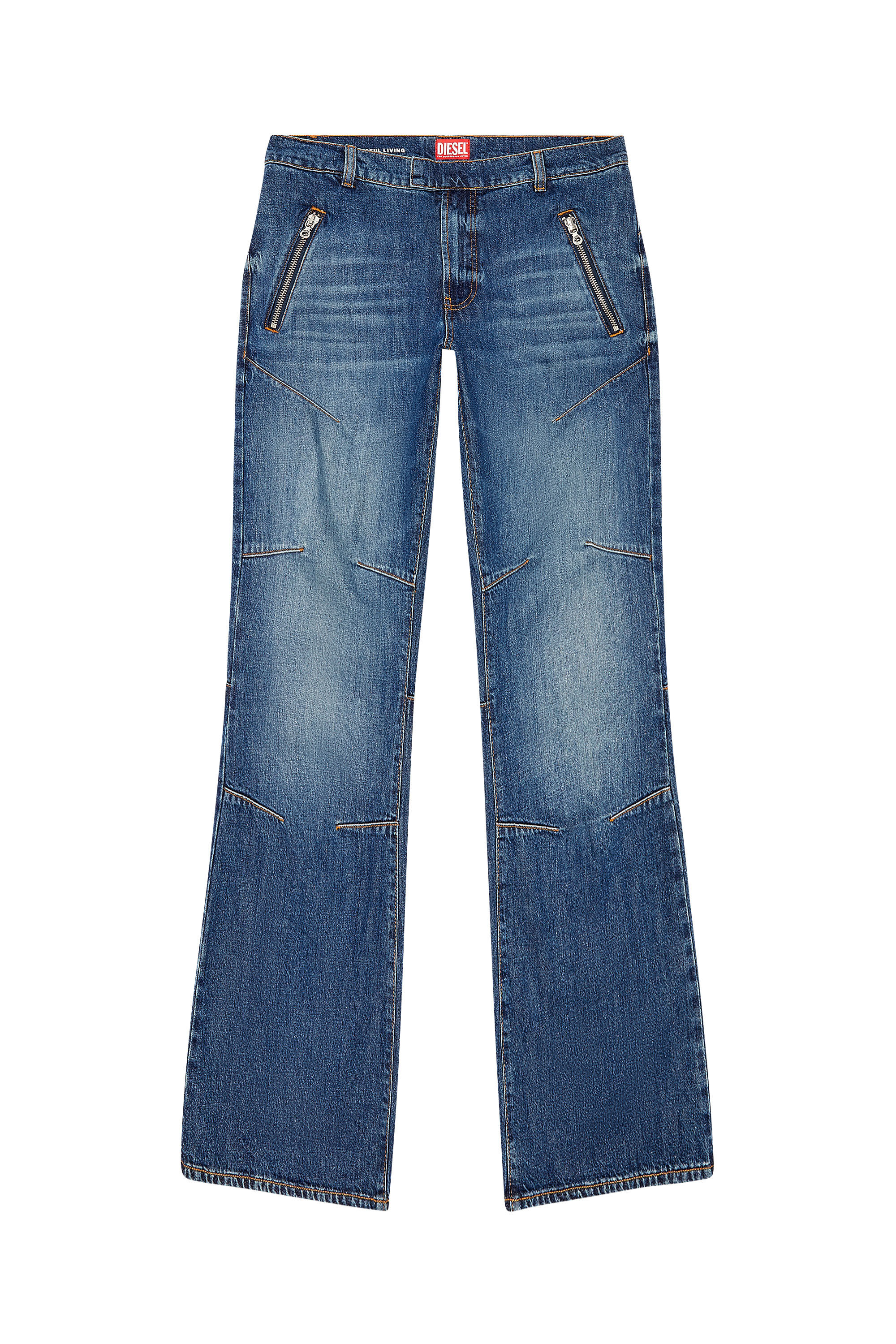 Diesel - Straight Jeans D-Ismis 0HJAW, Dunkelblau - Image 2