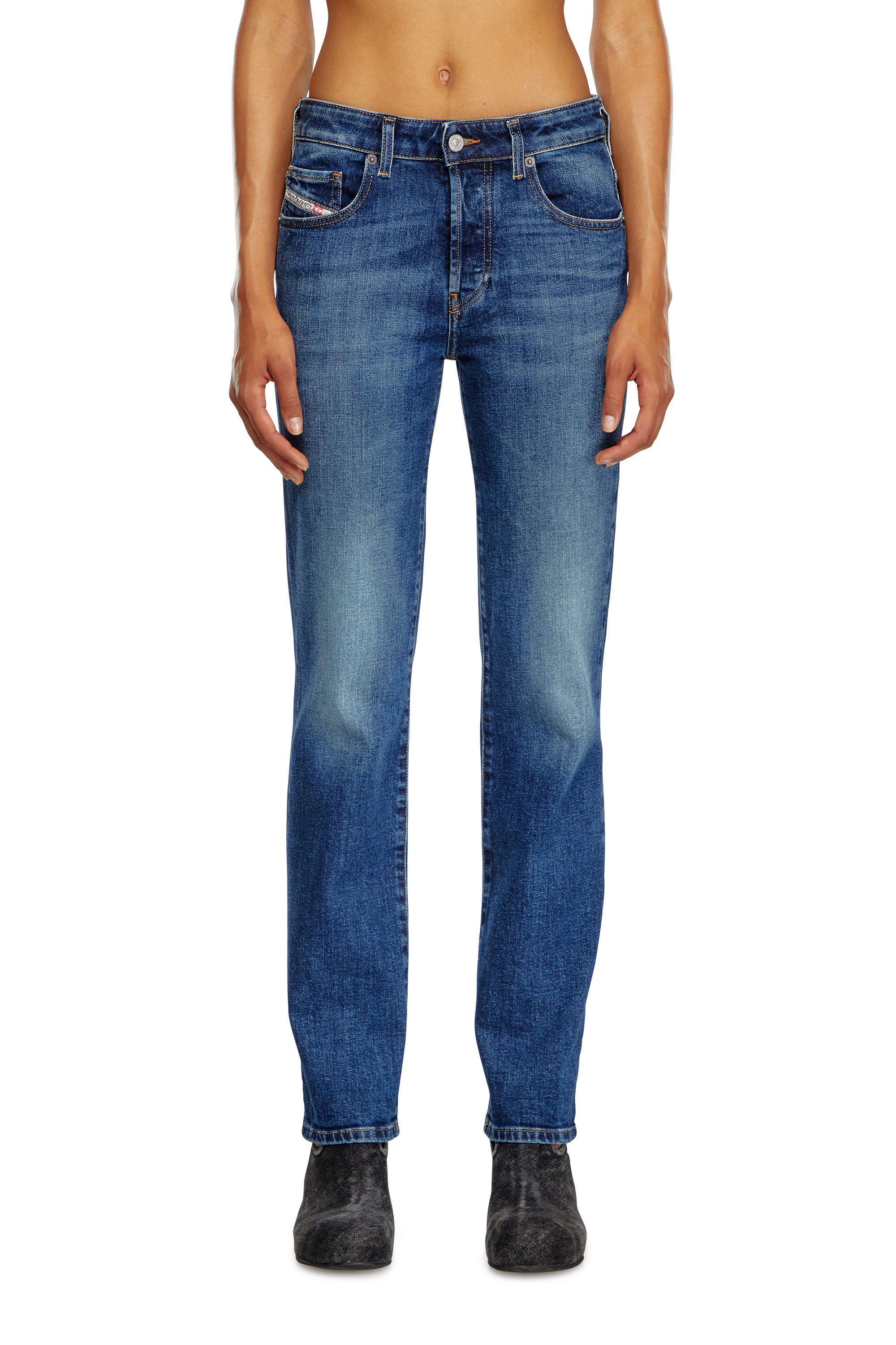 Diesel - Damen Regular Jeans 1989 D-Mine 09I28, Dunkelblau - 3