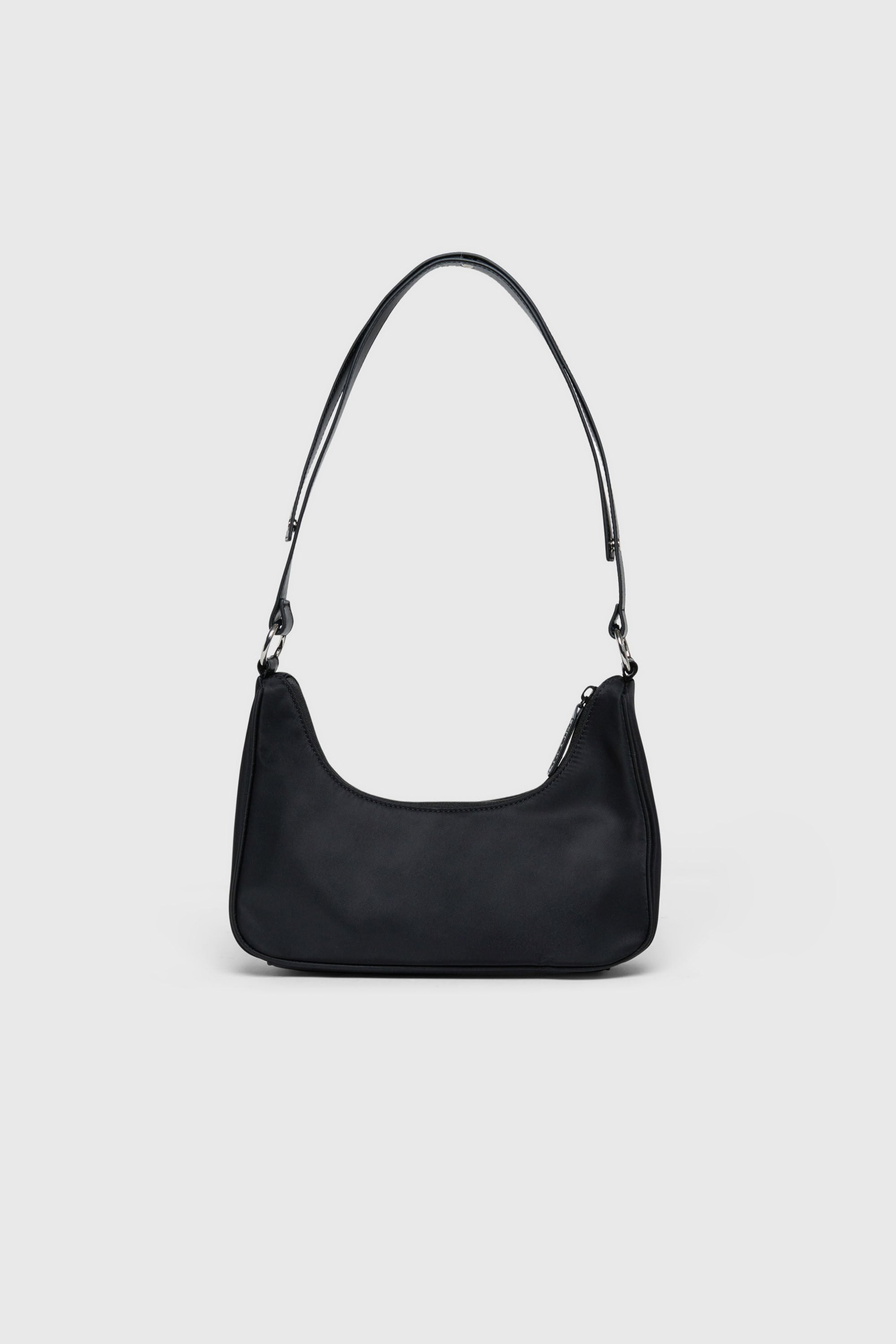 Diesel - WUNSY, Damen WUNSY - Nylon-Umh&auml;ngetasche mit Oval D Logo in Schwarz - 2