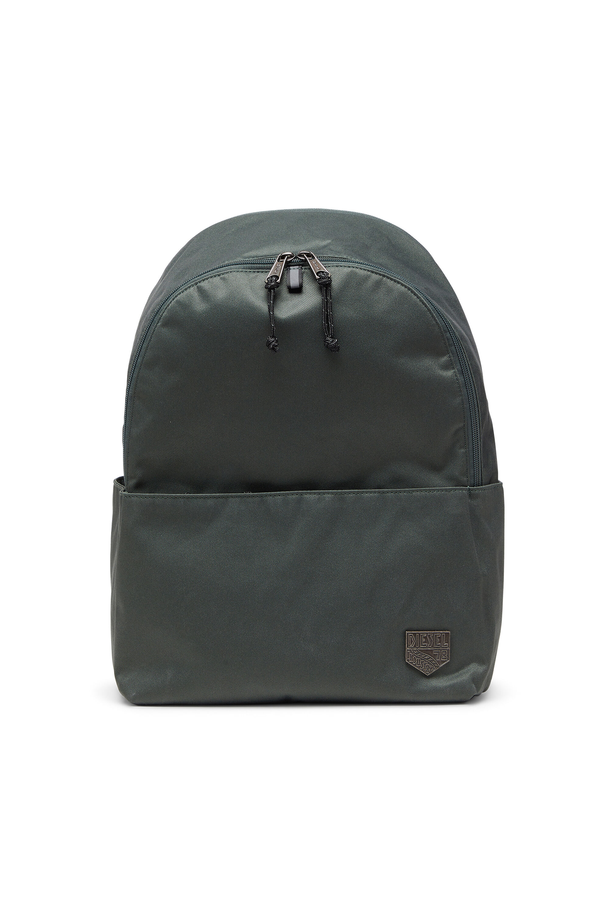 Diesel - D-PACK BACKPACK X, Unisex D-Pack - Nylon-Rucksack mit Emblem-Logo in Dunkelgr&uuml;n - 1