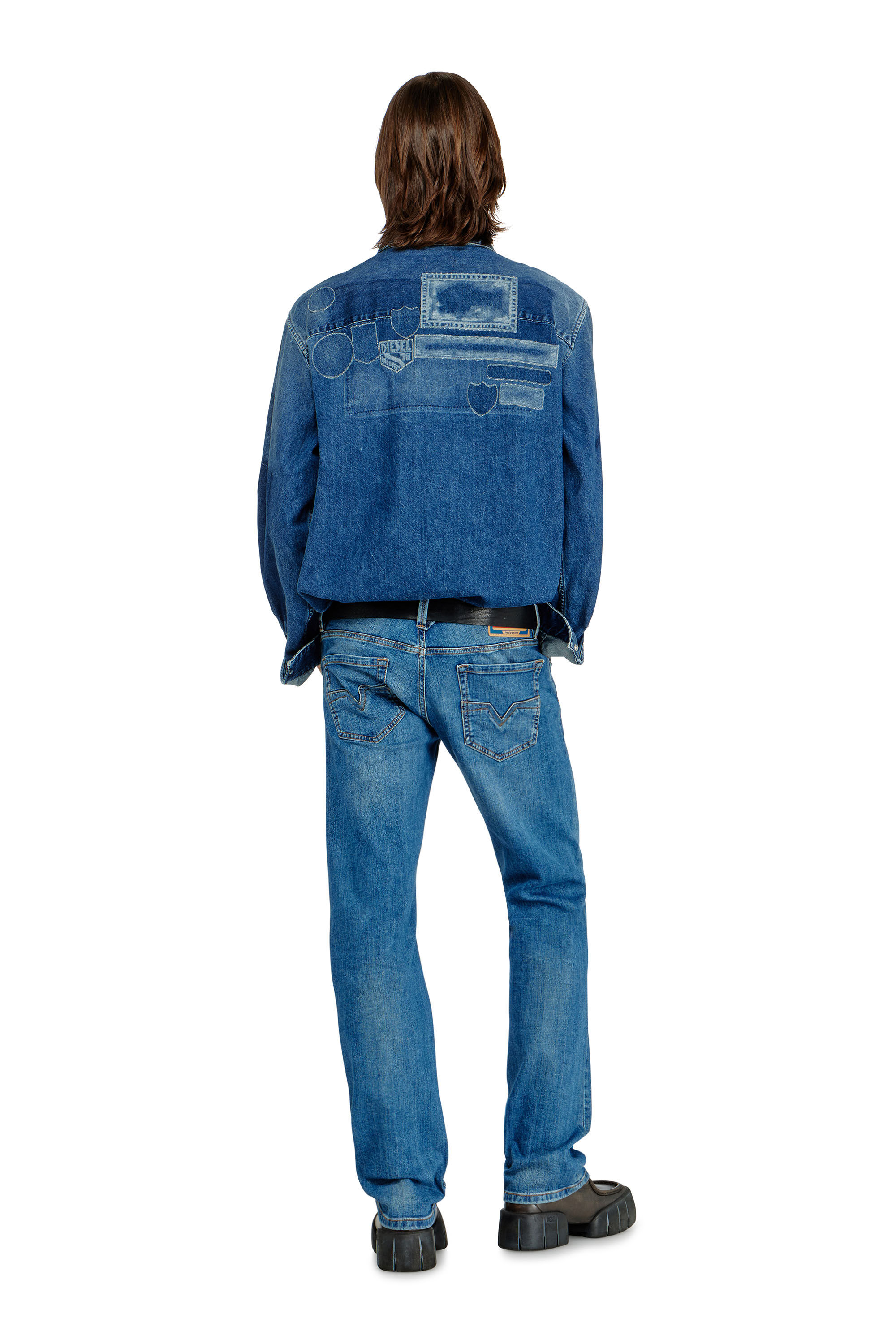 Diesel - Herren Regular Jeans 1985 Larkee 0KIAL, Hellblau - 3