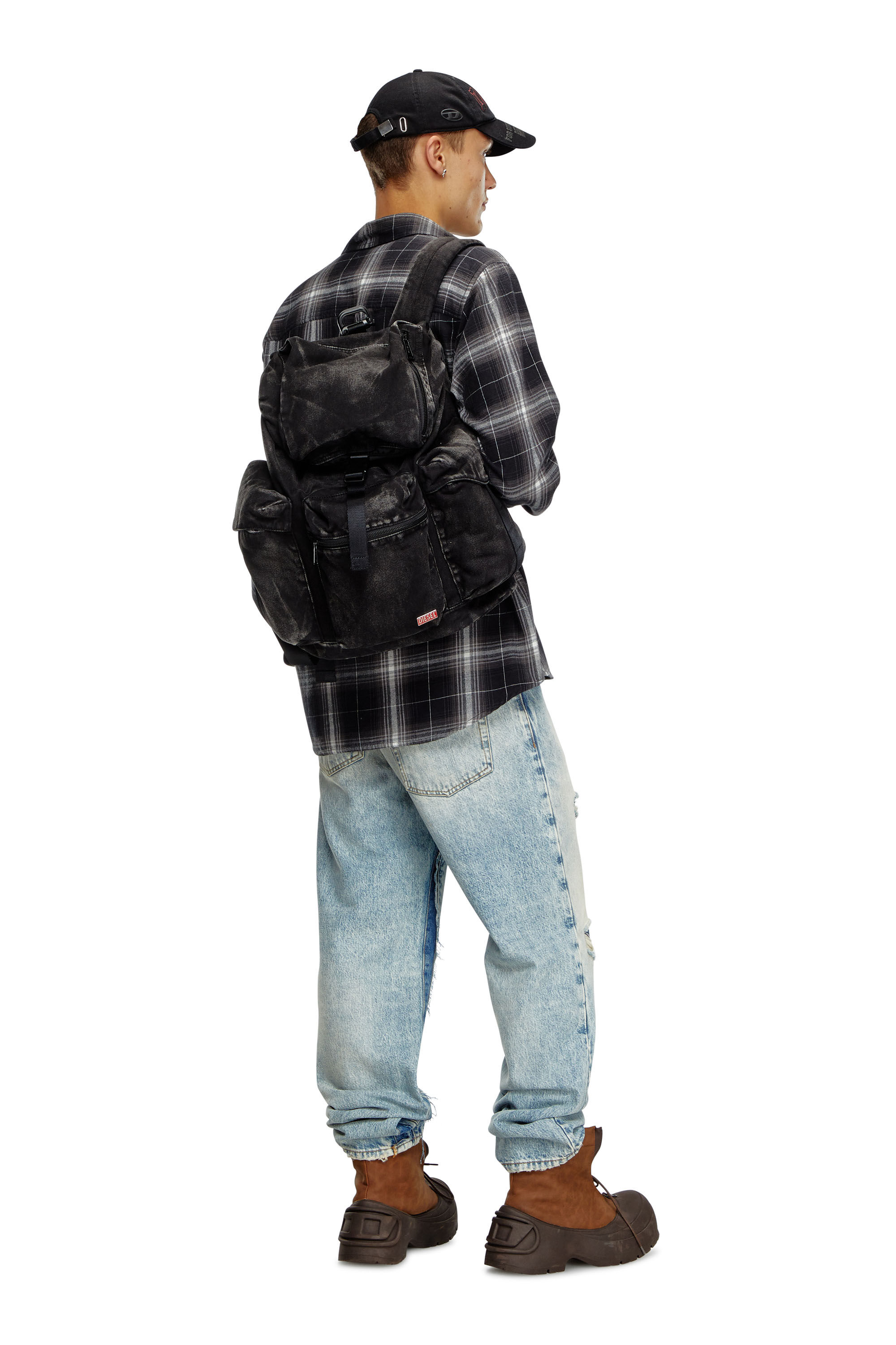 Diesel - UTLT BACKPACK, Schwarz - Image 6