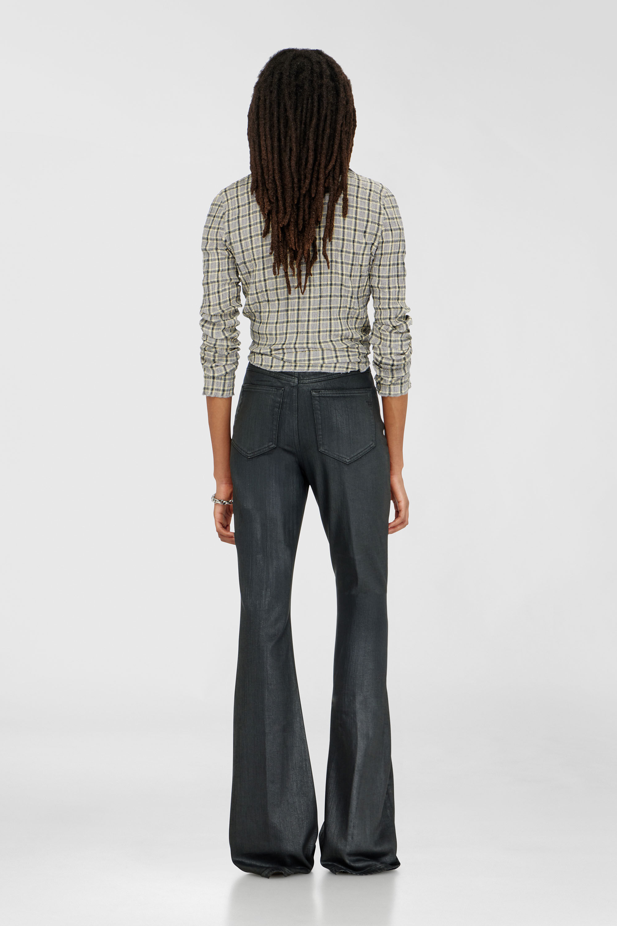 Diesel - Damen Bootcut Jeans 1973 D-Partt 09P78, Schwarz/Dunkelgrau - 3
