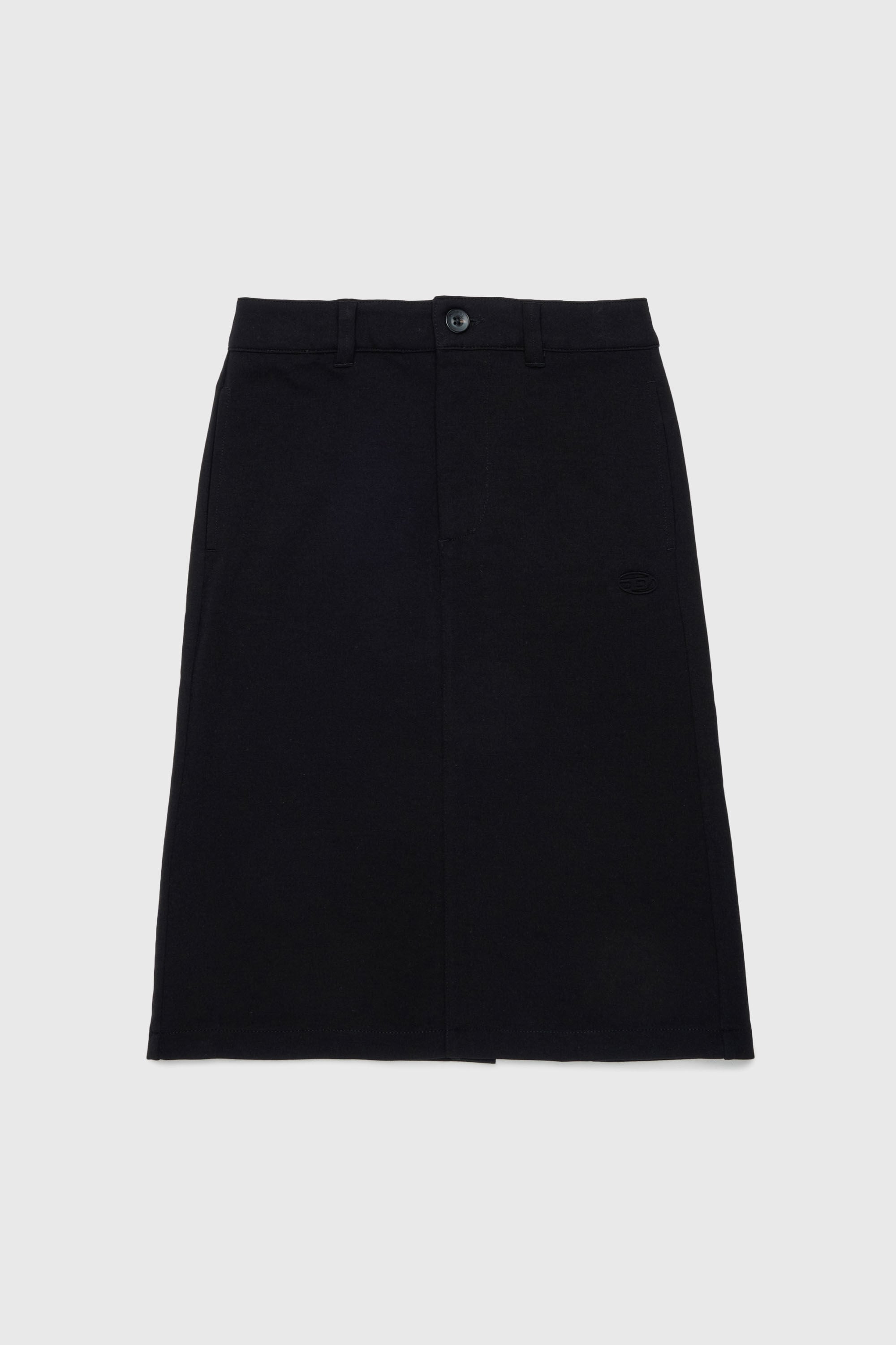 Diesel - GMILX, Damen Rock aus Stretch-Viskose-Mix in Schwarz - 1