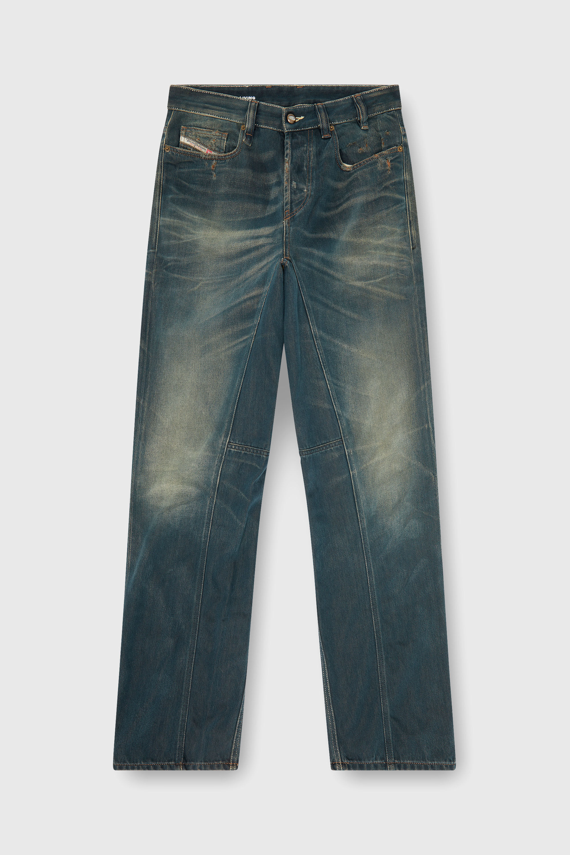Diesel - Herren Relaxed Jeans 2001 D-Macro 09P85, Dunkelblau - 6