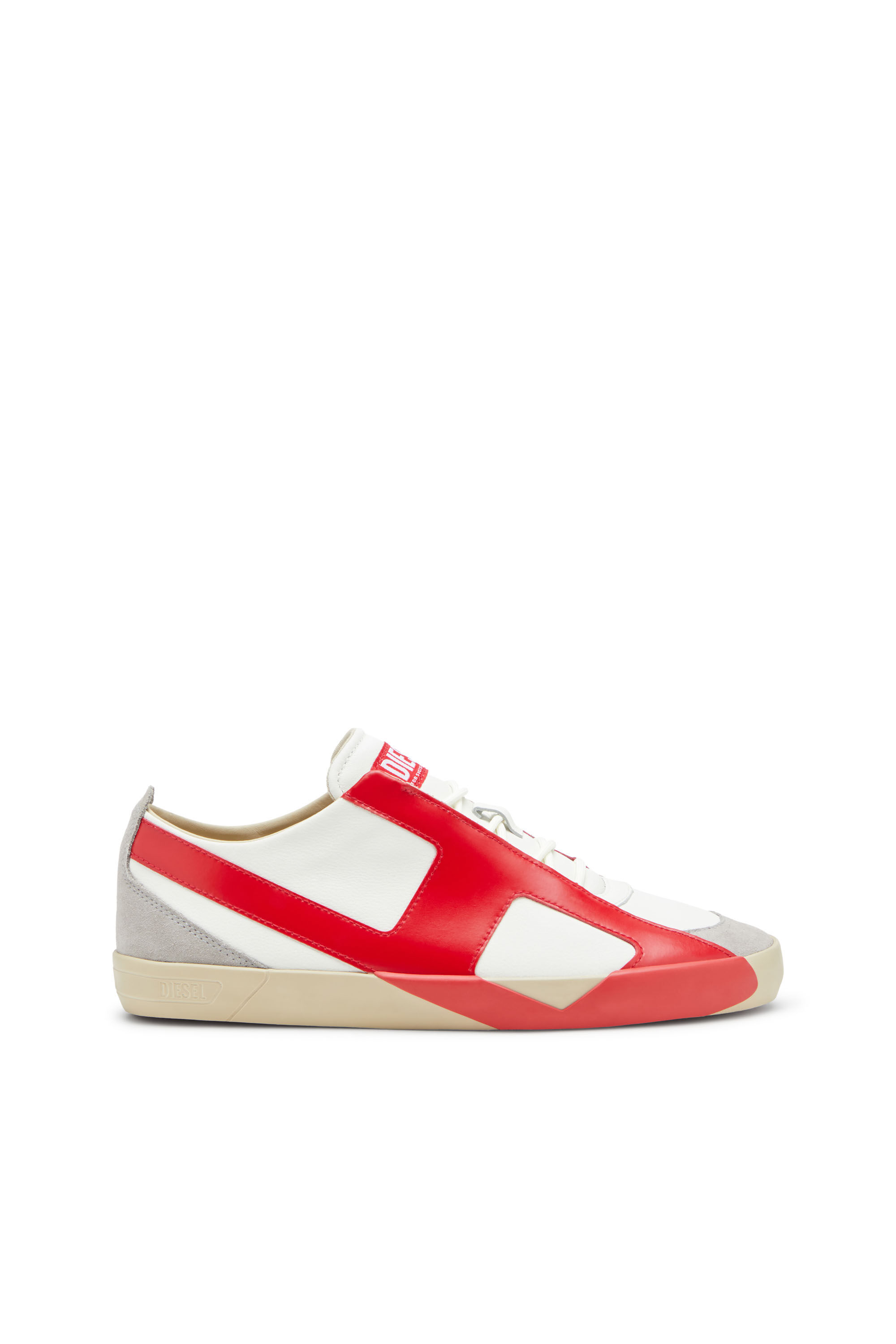 Diesel - S-SLANTE-D LOW, Herren Sneaker aus Wildleder und Leder mit D-Logo in null - 1
