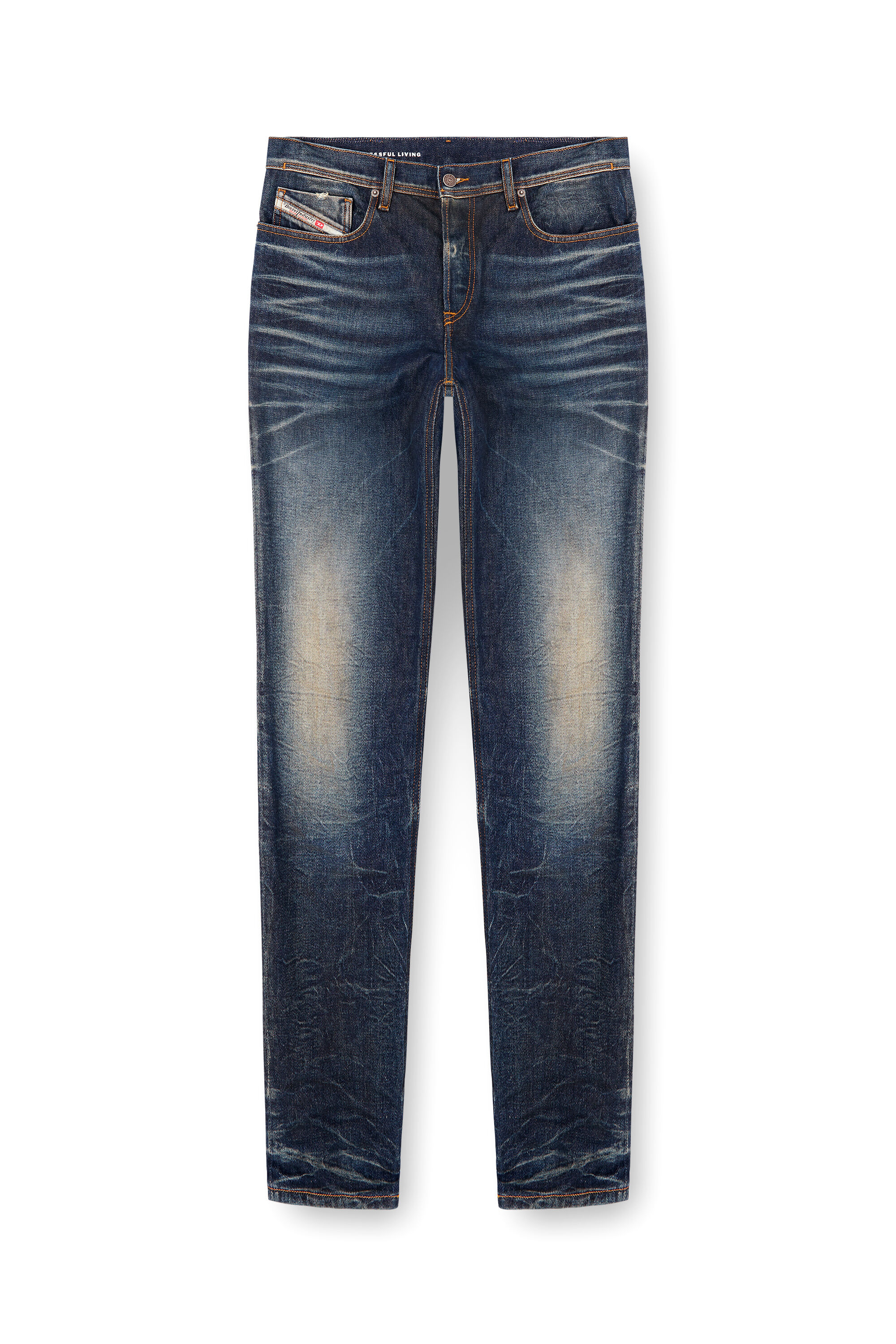 Diesel - Herren Regular Jeans 2023 D-Finitive 09L22, Dunkelblau - 2
