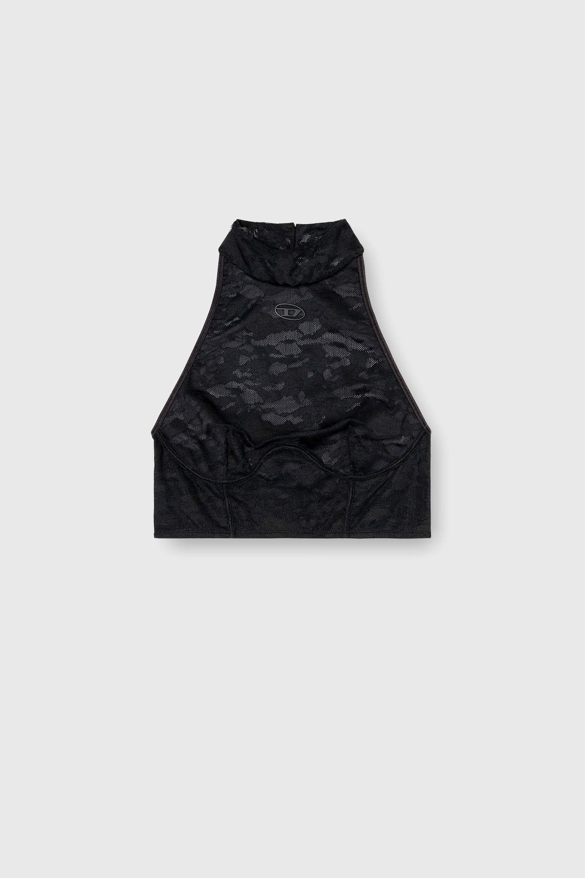 Diesel - MARCIA-UTLT, Damen Spitzen-Bralette mit Neckholder in Schwarz - 2
