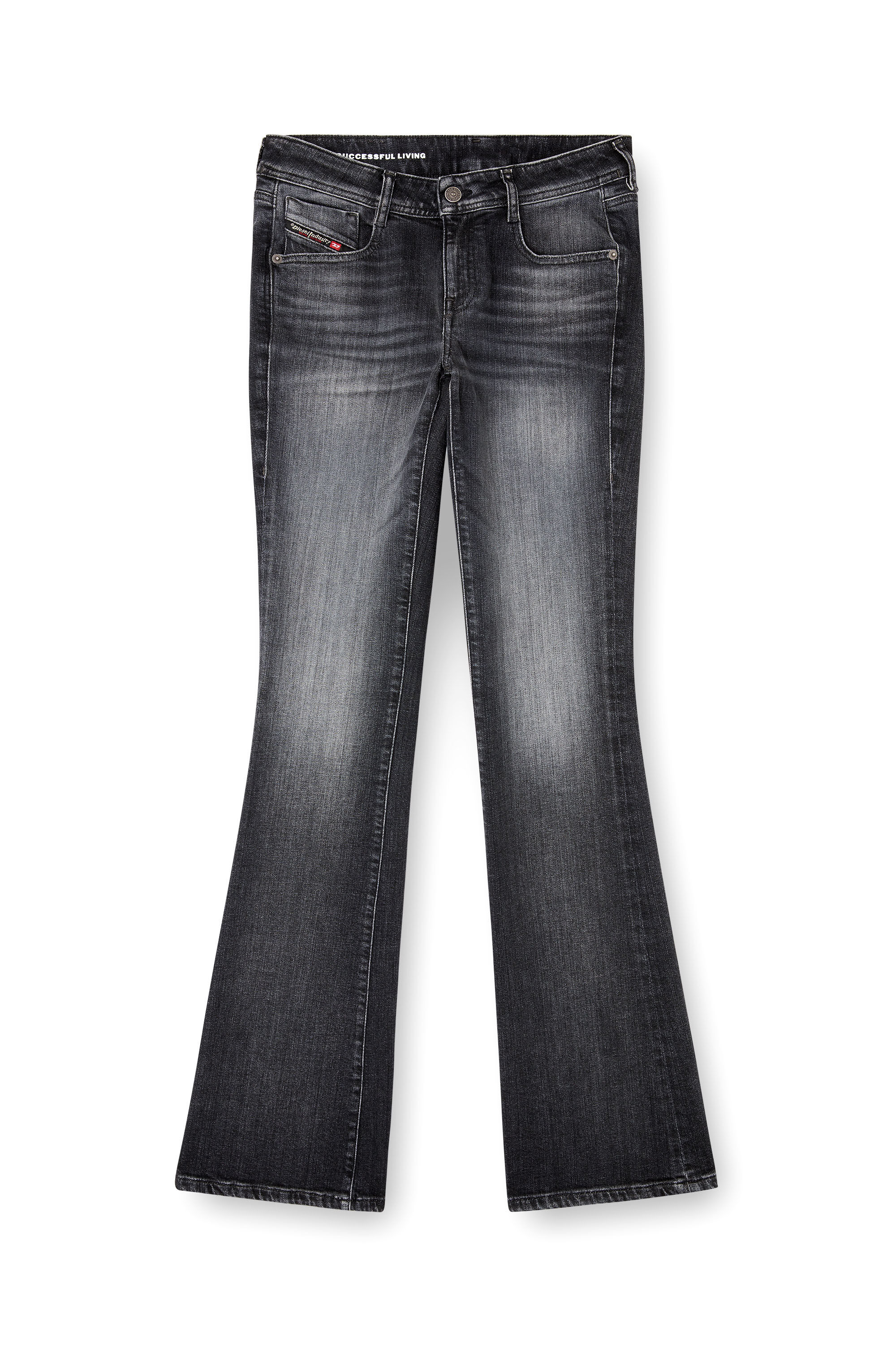 Diesel - Damen Bootcut Jeans 1969 D-Ebbey 09L98, Schwarz/Dunkelgrau - 2
