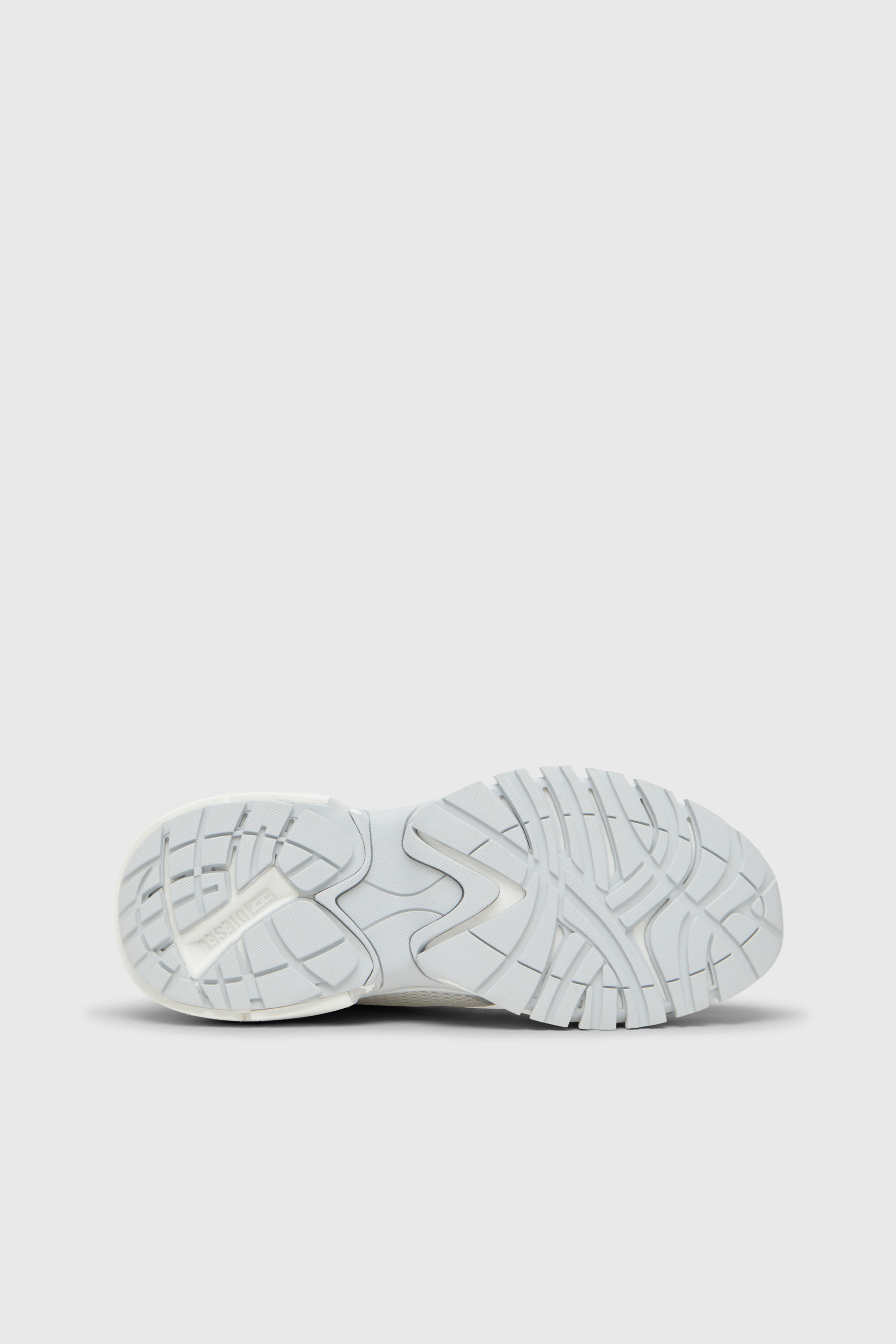 Diesel - S-PRO-V-DENSE LOW W, Damen S-Pro-V-Dense-Sneakers aus Metallic-Mesh mit Oval D-Logo in Wei&szlig;/Silber - 5