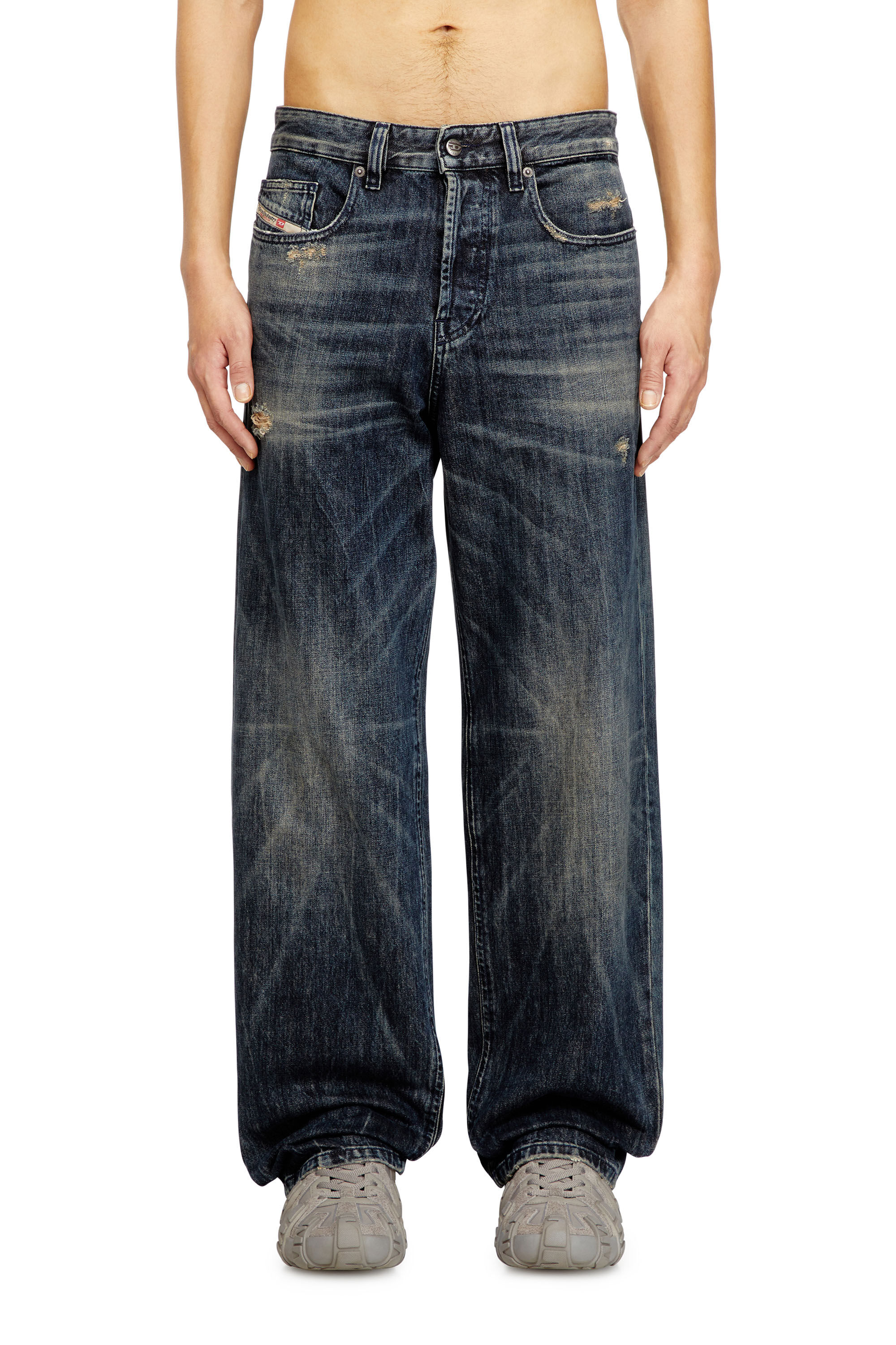 Diesel - Herren Relaxed Jeans 2001 D-Macro 0ADBZ, Dunkelblau - 3