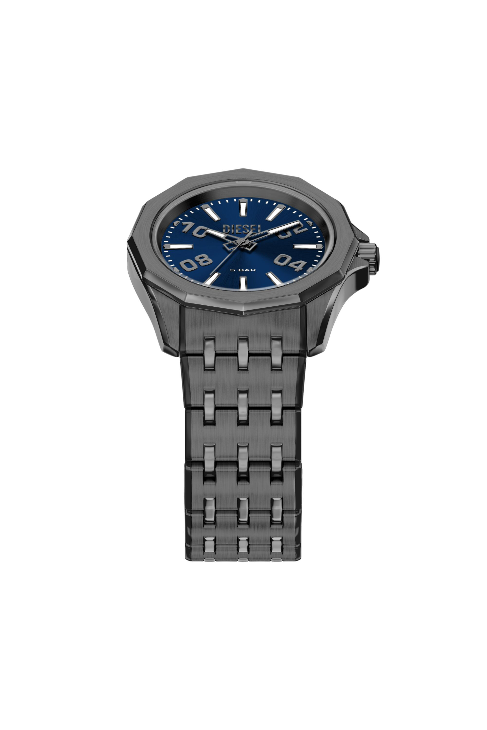 Diesel - DZ2238 WATCH, Herren Stinger gunmetal Edelstahl-Uhr in Dunkelgrau - 6