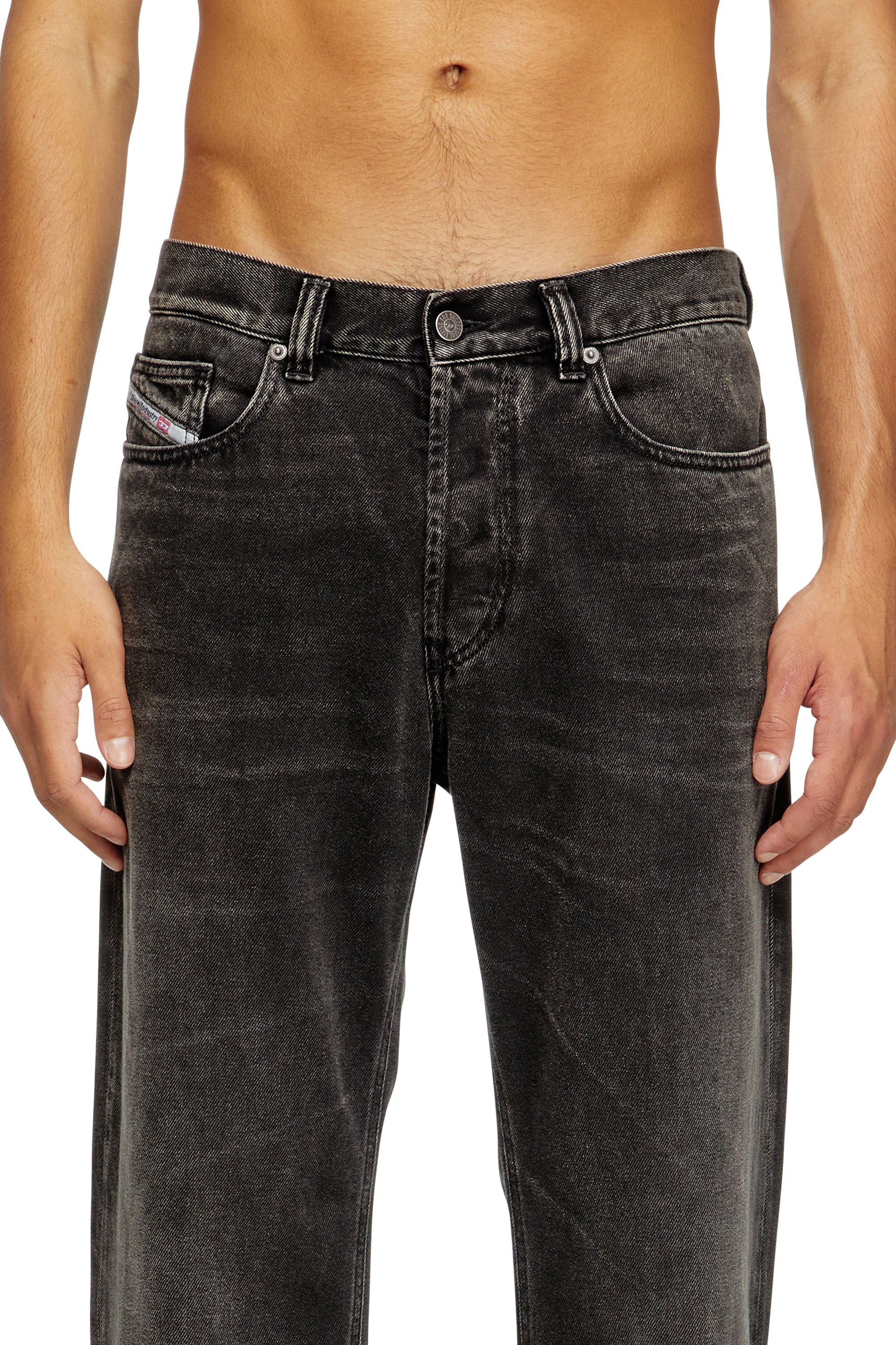 Diesel - Herren Regular Jeans 2024 D-Macs 09J96, Schwarz/Dunkelgrau - 5