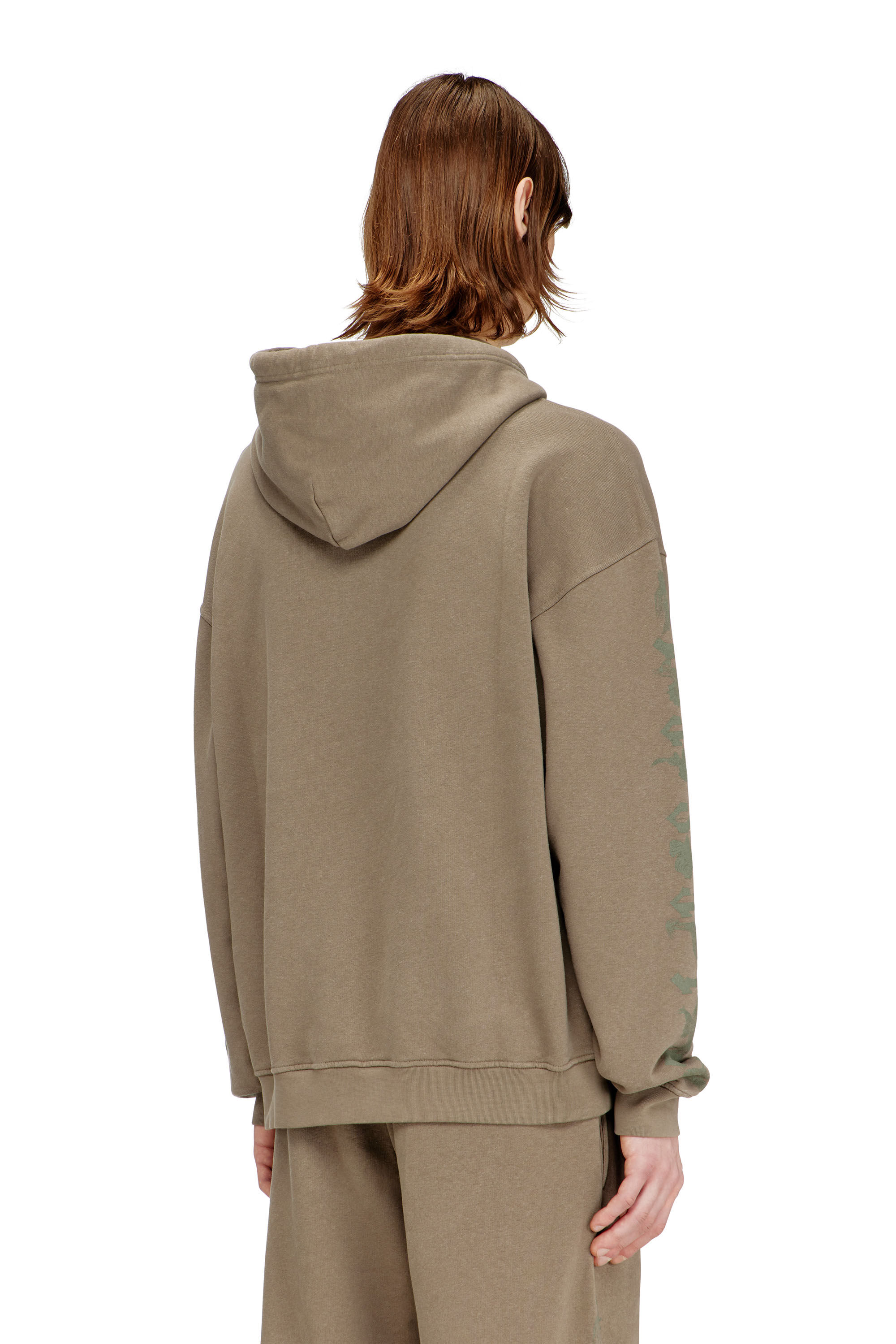 Diesel - S-GRIFFON, Herren Behandelter Hoodie mit Greif-Print in null - 4